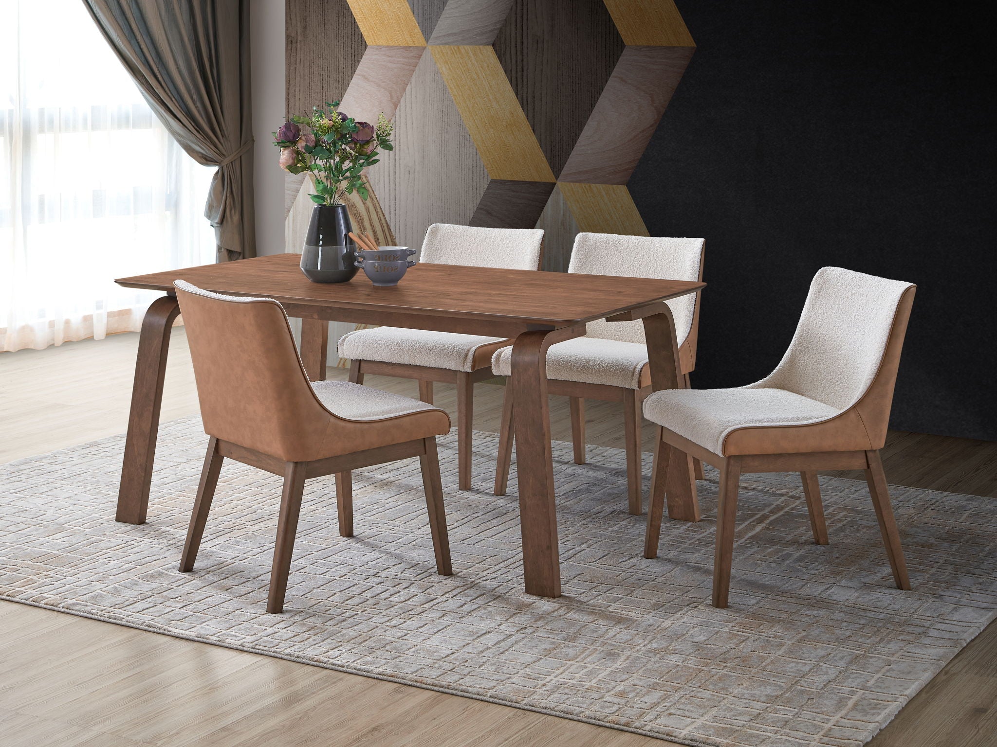 Ginny Walnut Dining Table