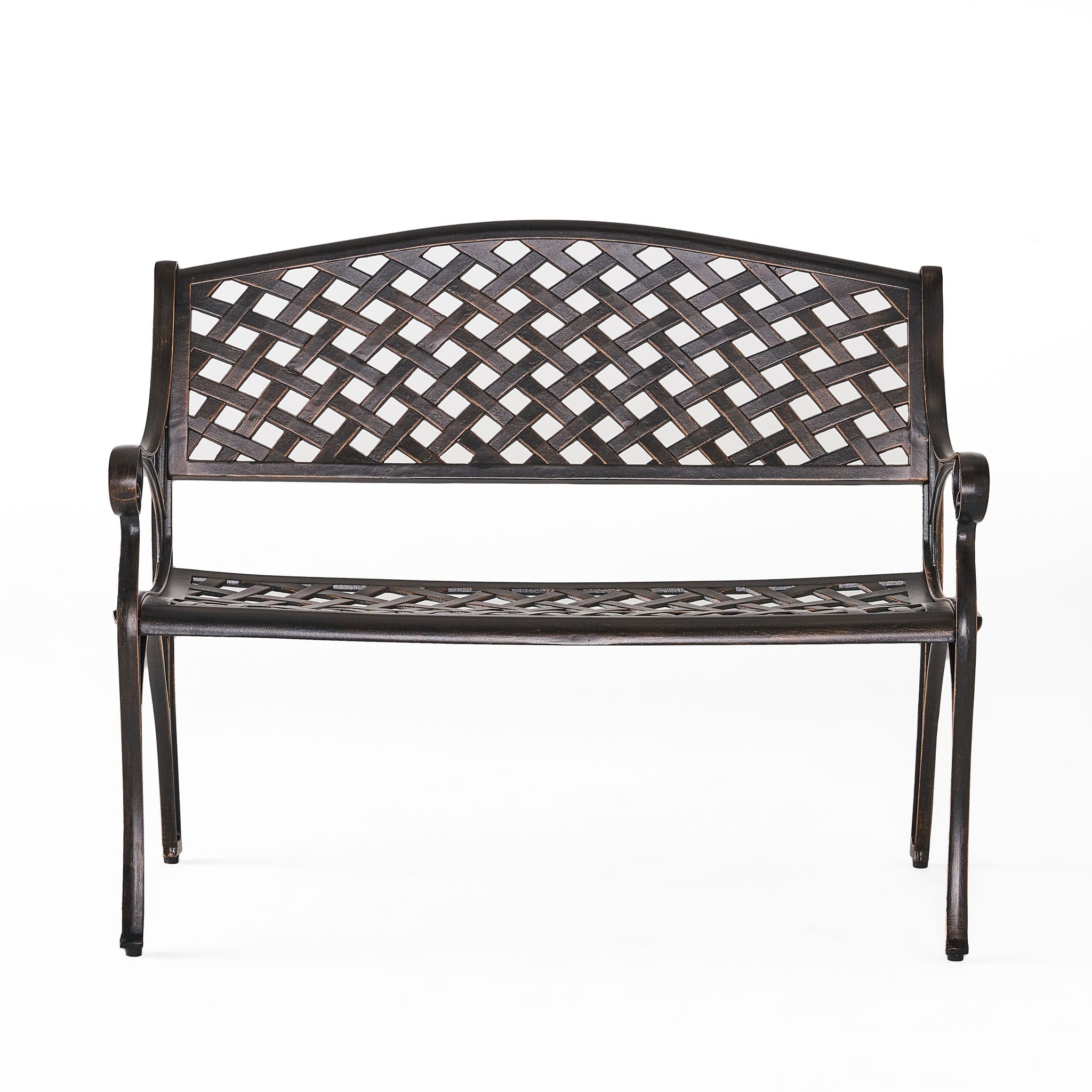 Spencer Cast Bench - Copper
