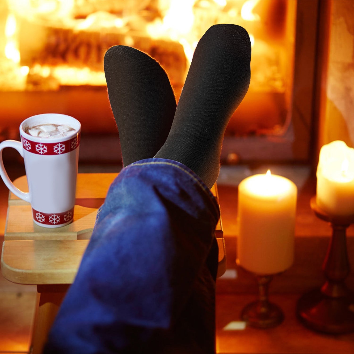 3 Pairs Men Warm Wool Socks