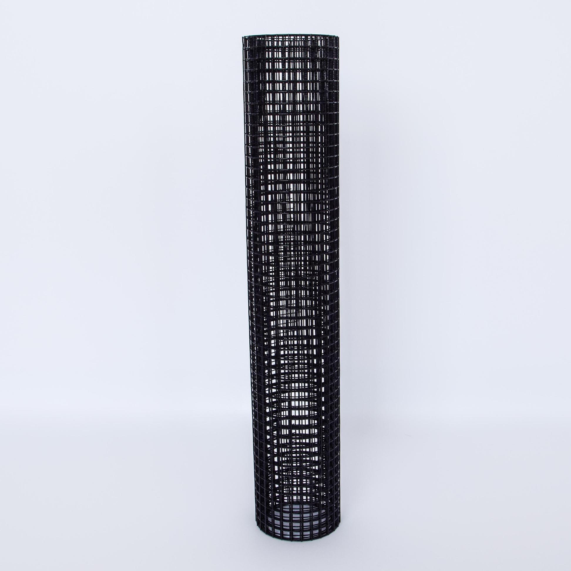 Vinyl Coated Hardware Cloth, Welded Wire Fence for Poultry & Home Improvement - Black