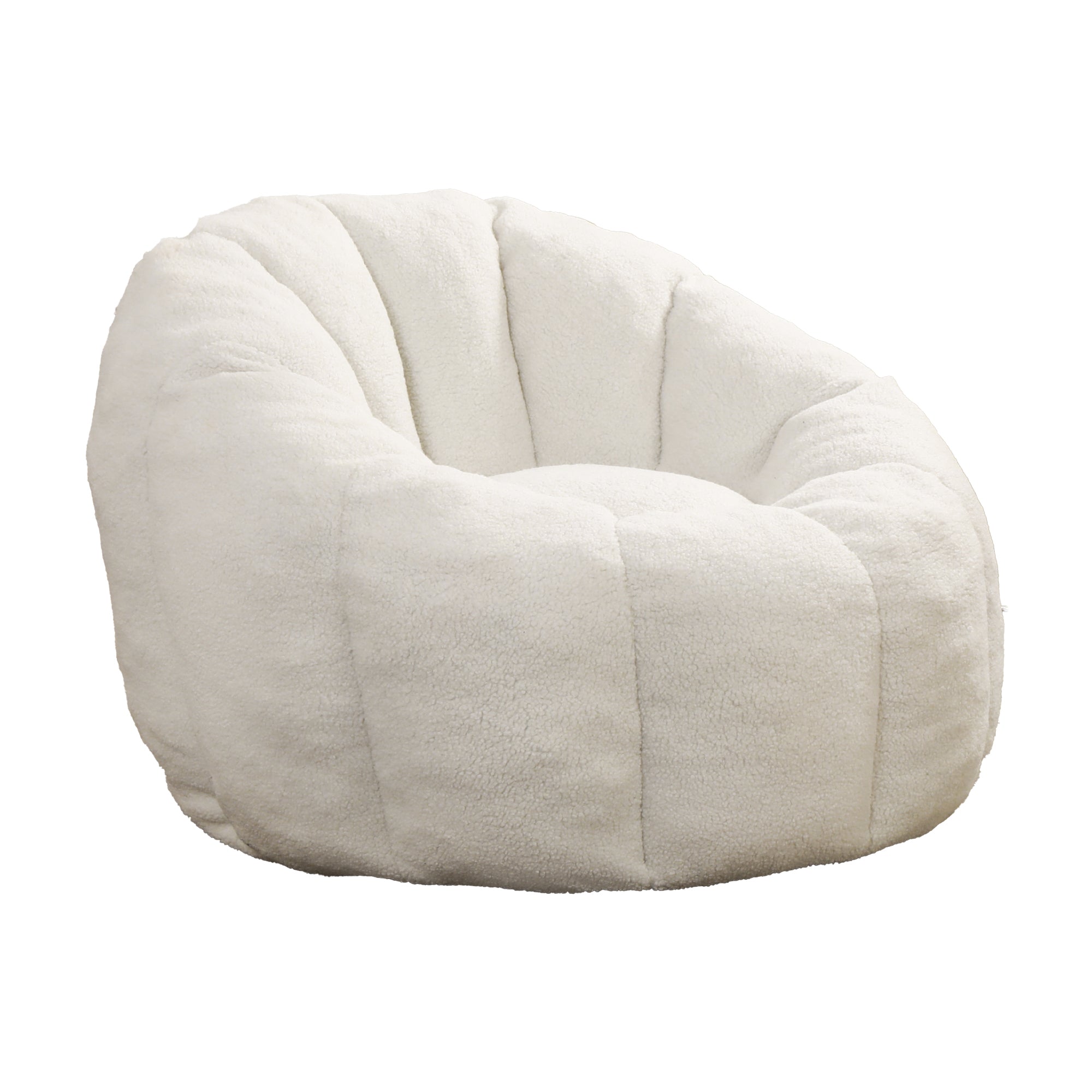 Bean Bag Chair with Armrests and High-Density Foam
