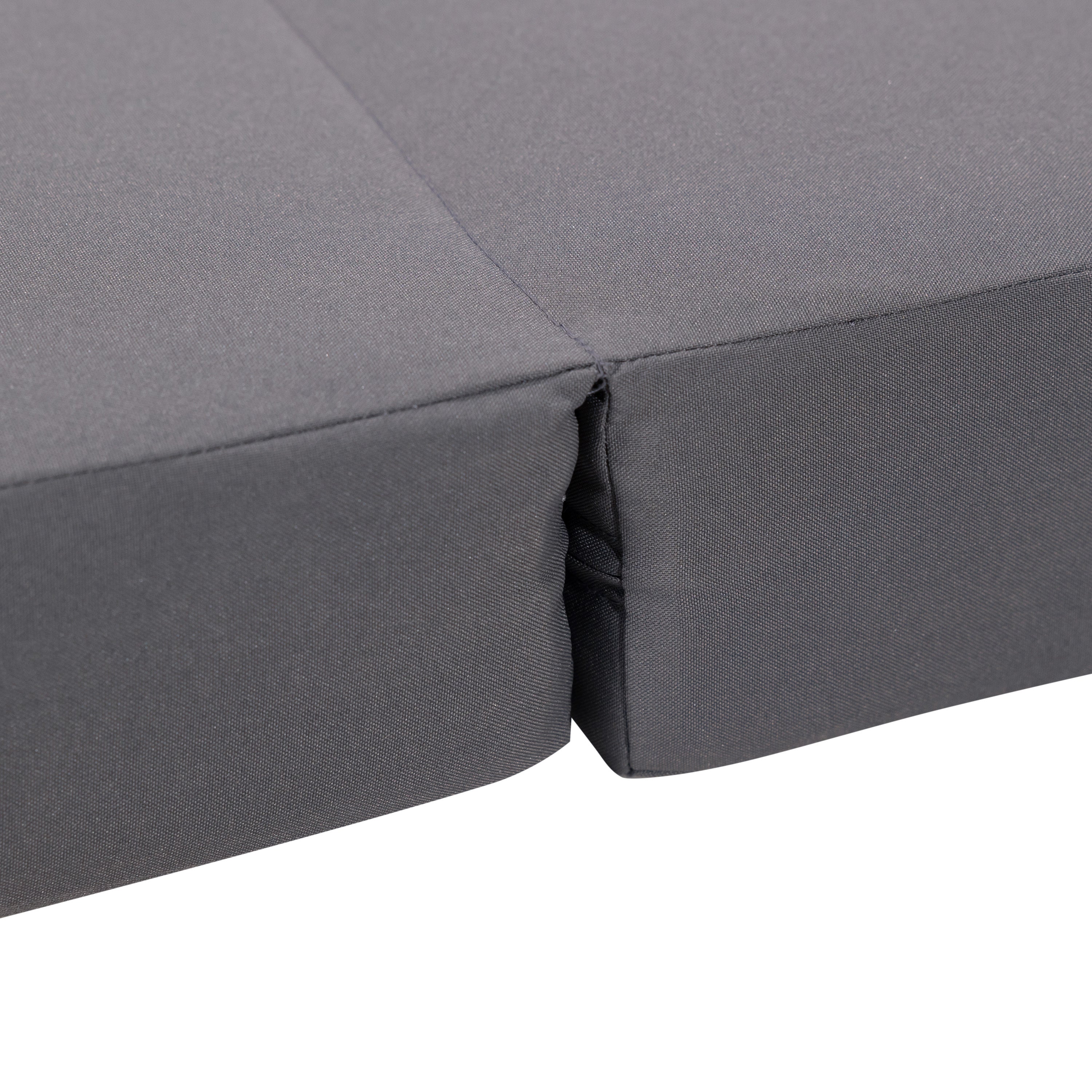 Gray Broadway Ian Chaise Lounge Cushion (Triple Folds)
