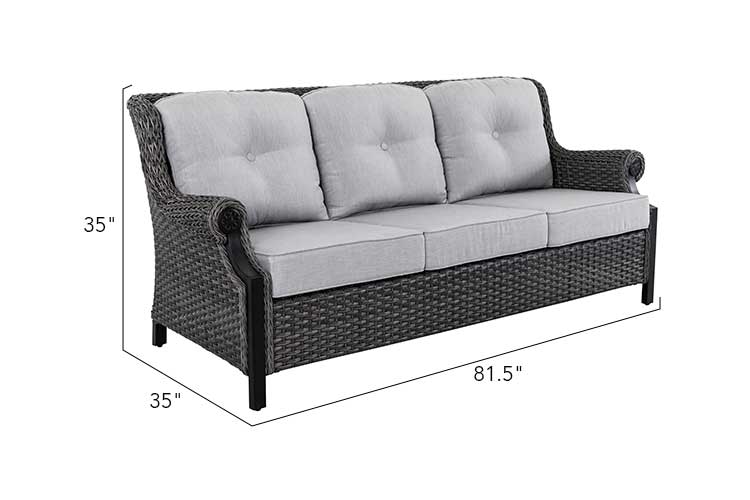 Lassen 4-Piece Firepit Set with Swivel Rocking Chairs