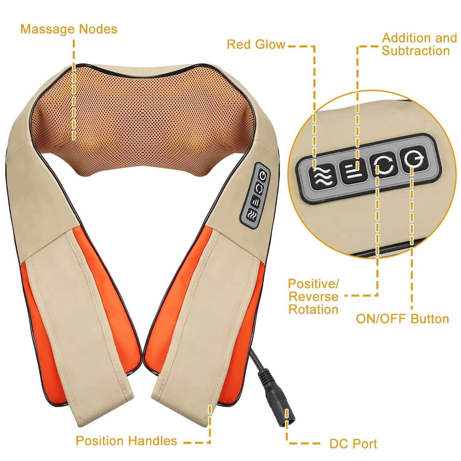 Neck Shoulder Massager Electric Back Massage