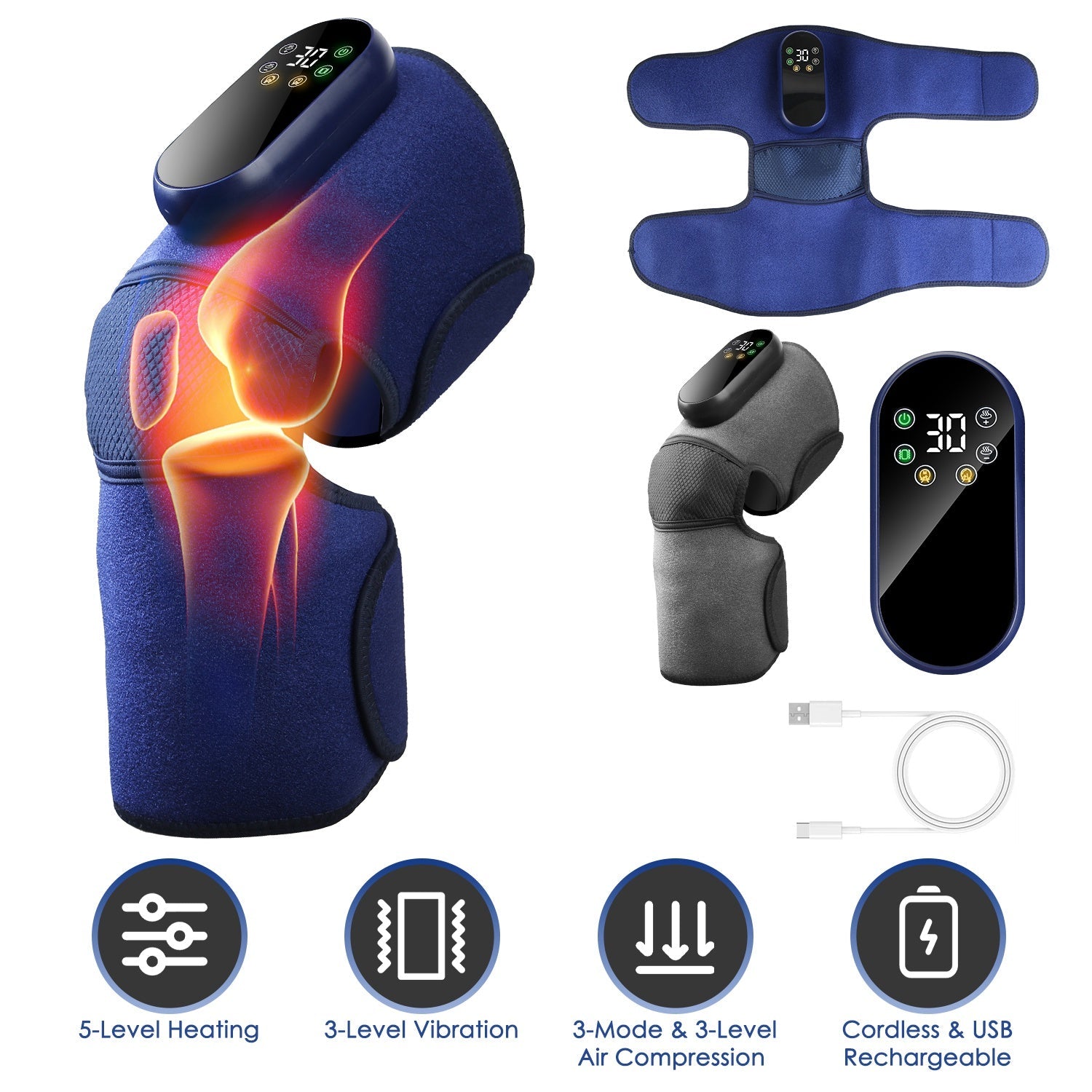 Heated Knee Brace Wrap