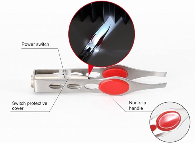 LED Eyebrow Tweezer