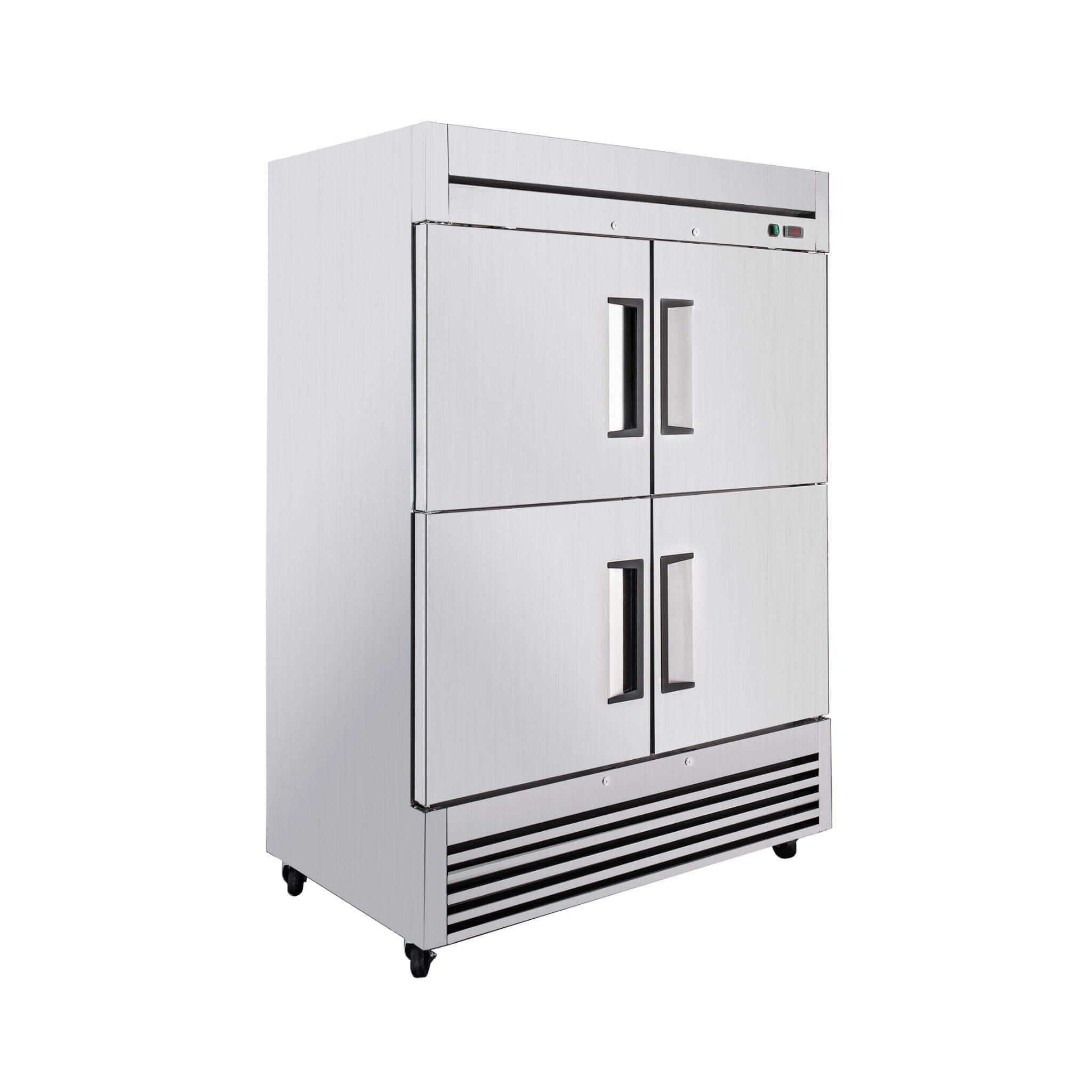 54-Inch 49 Cu.Ft Commercial 6-Shelves Stainless Steel Reach-In Freezer (SAK10247)