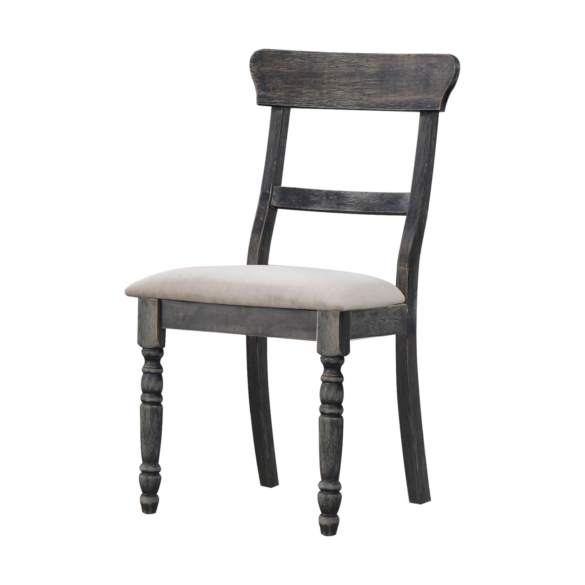 Leventis Linen Weathered Side Chair (Set of 2) - Light Brown