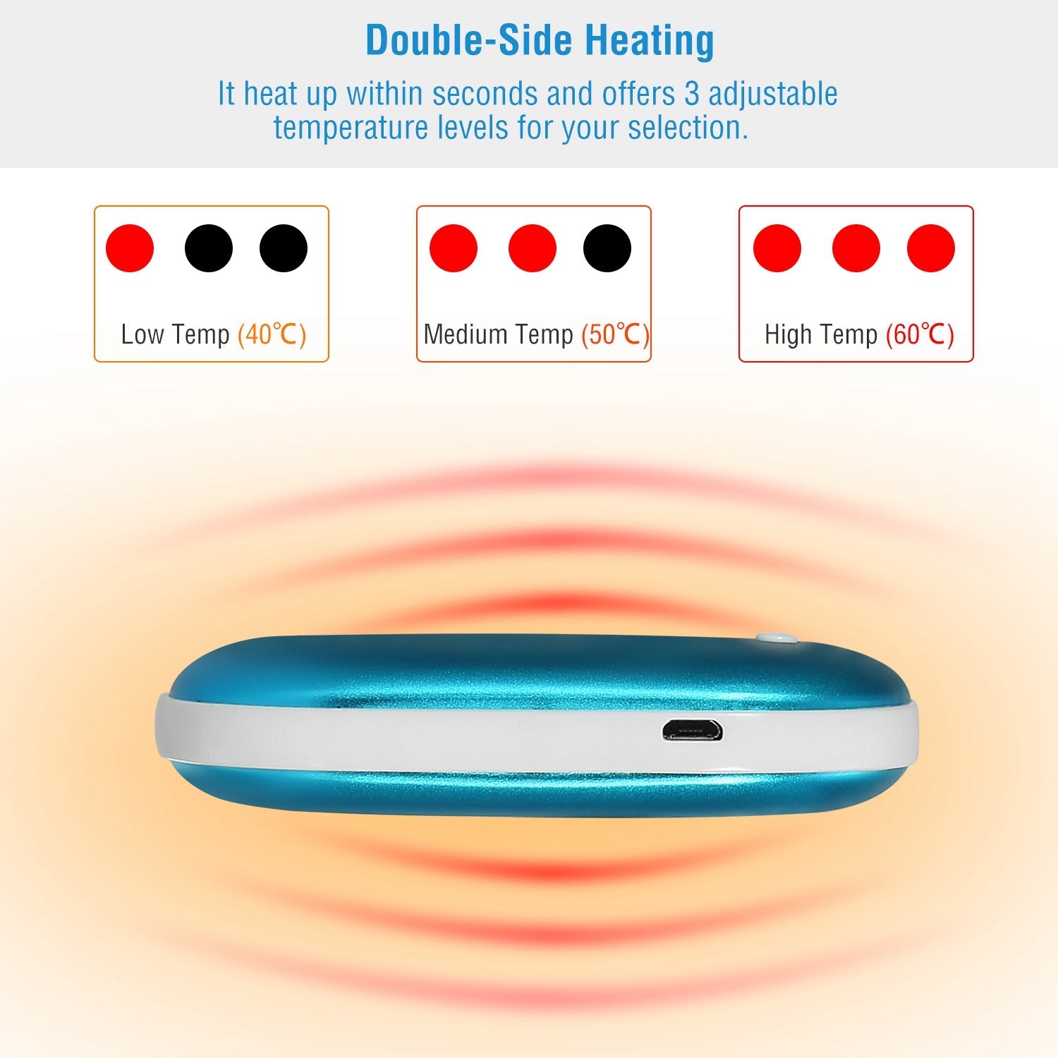 Portable Hand Warmer & 5000mAh Power Bank