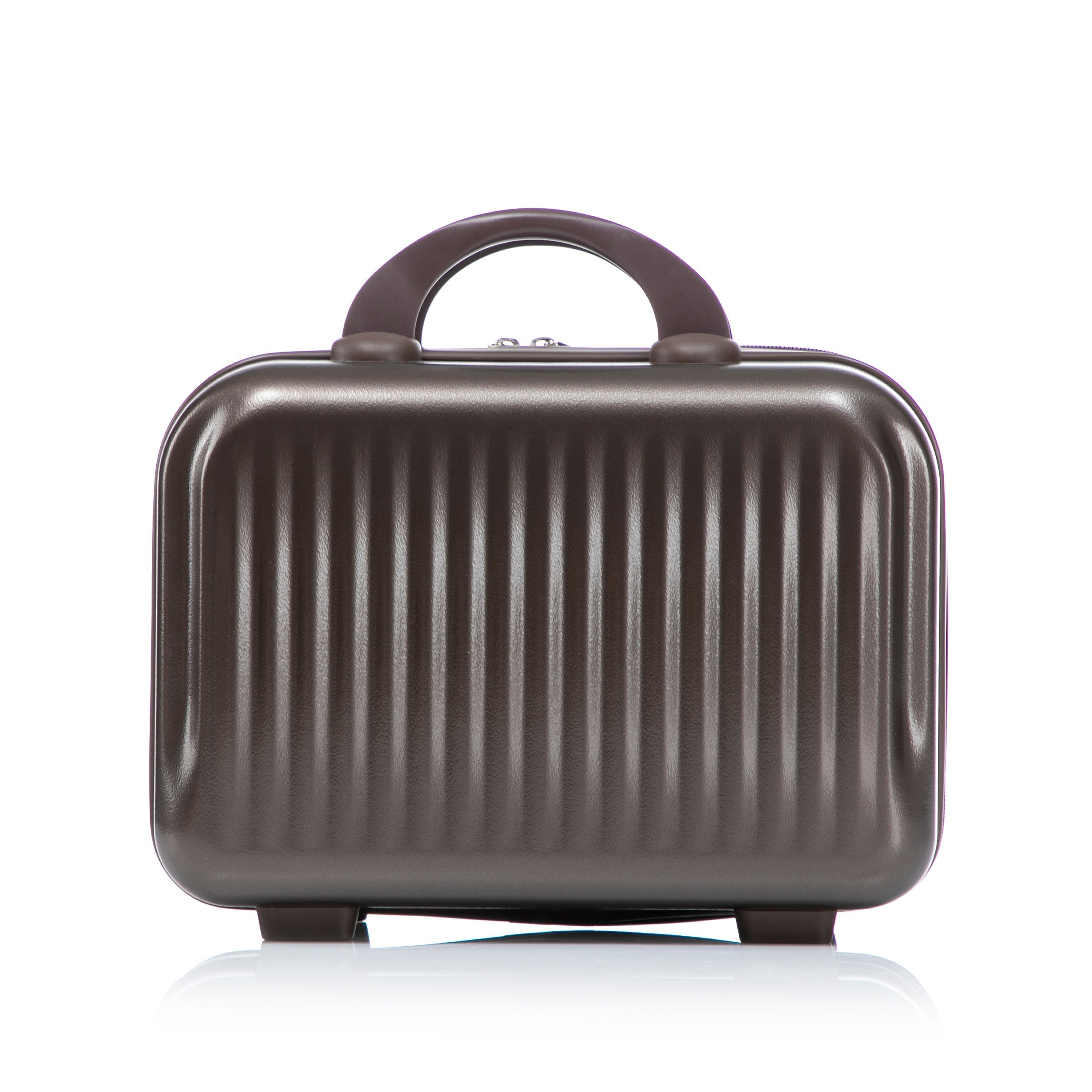 14' & 20' ABS Spinner Wheel Luggage Set with Cosmetic Case