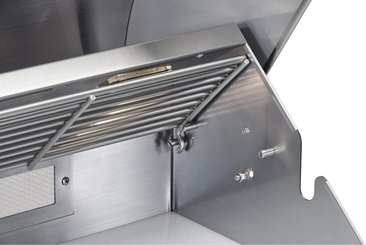 Broilmaster B-Series Deluxe 32-Inch Marine Grade Freestanding Stainless Steel Gas Grill with Rear Infrared Burner