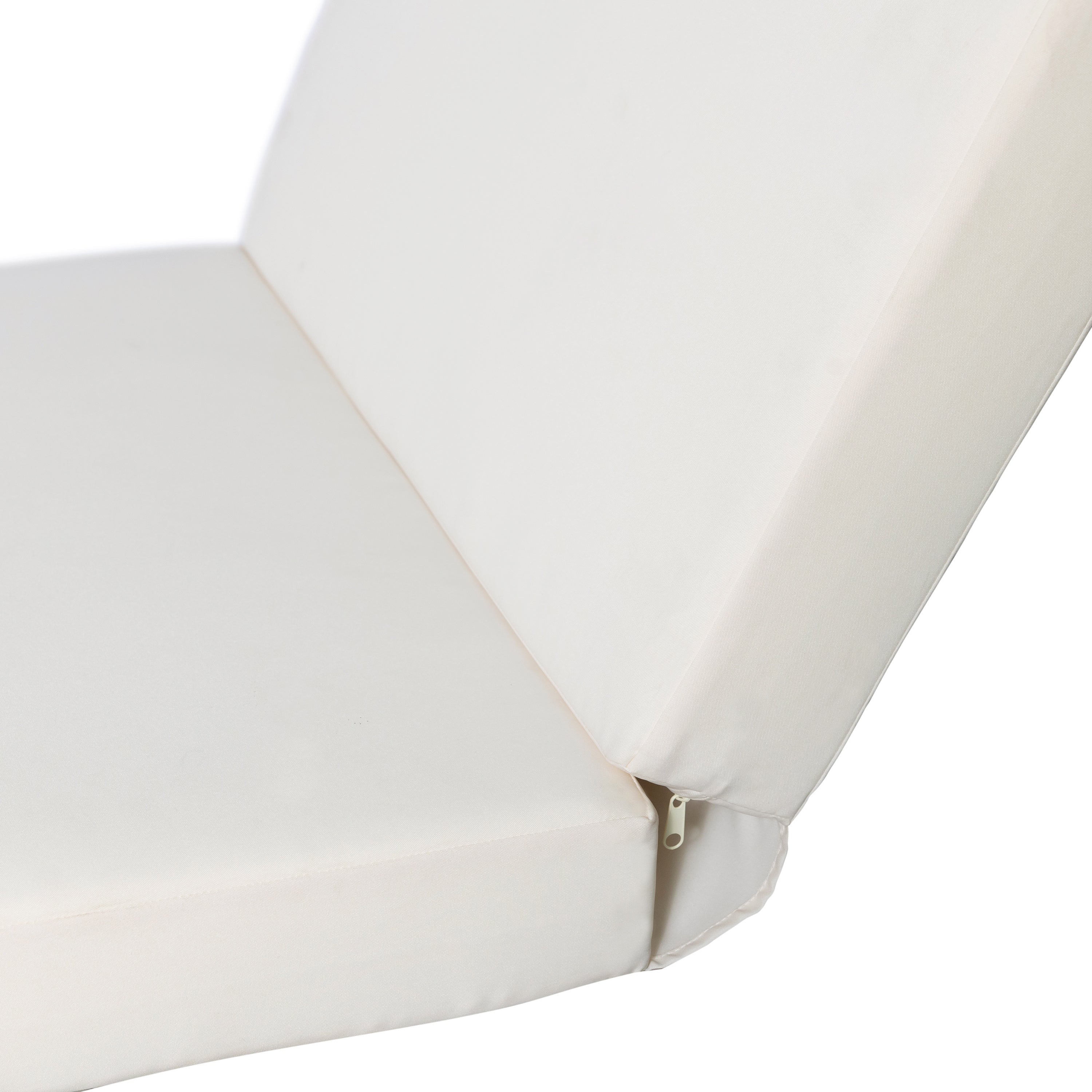 Acacia Wood Chaise Lounge with Cushion