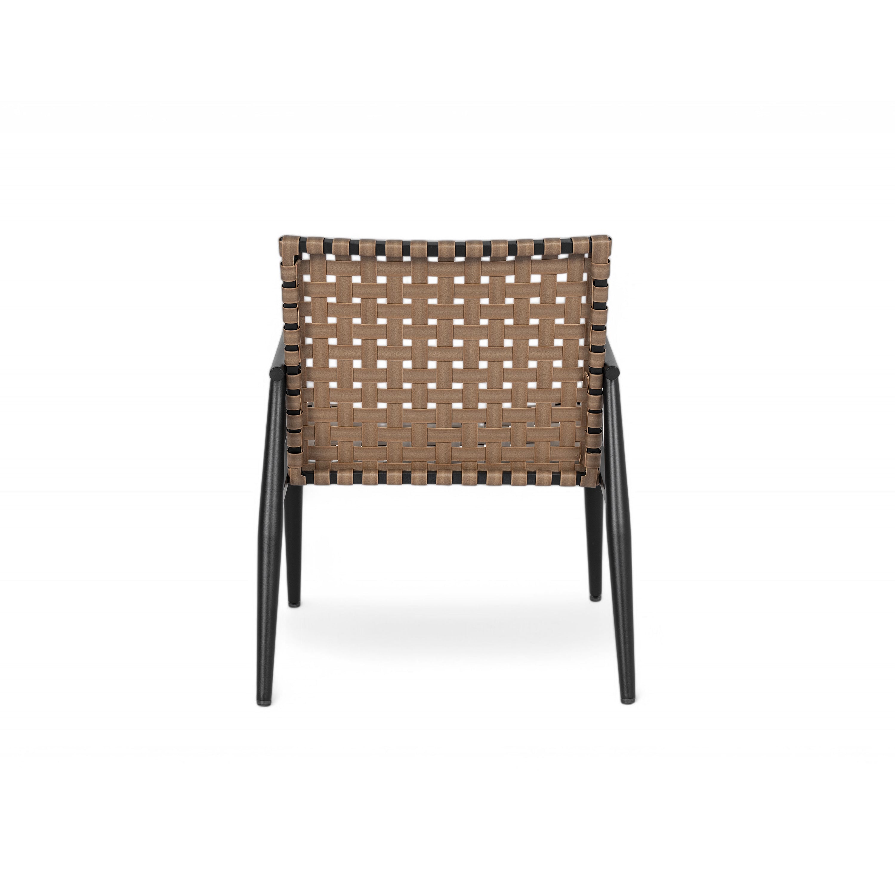 Modern Outdoor Chat Set: 2 Rattan Chairs with Side Table