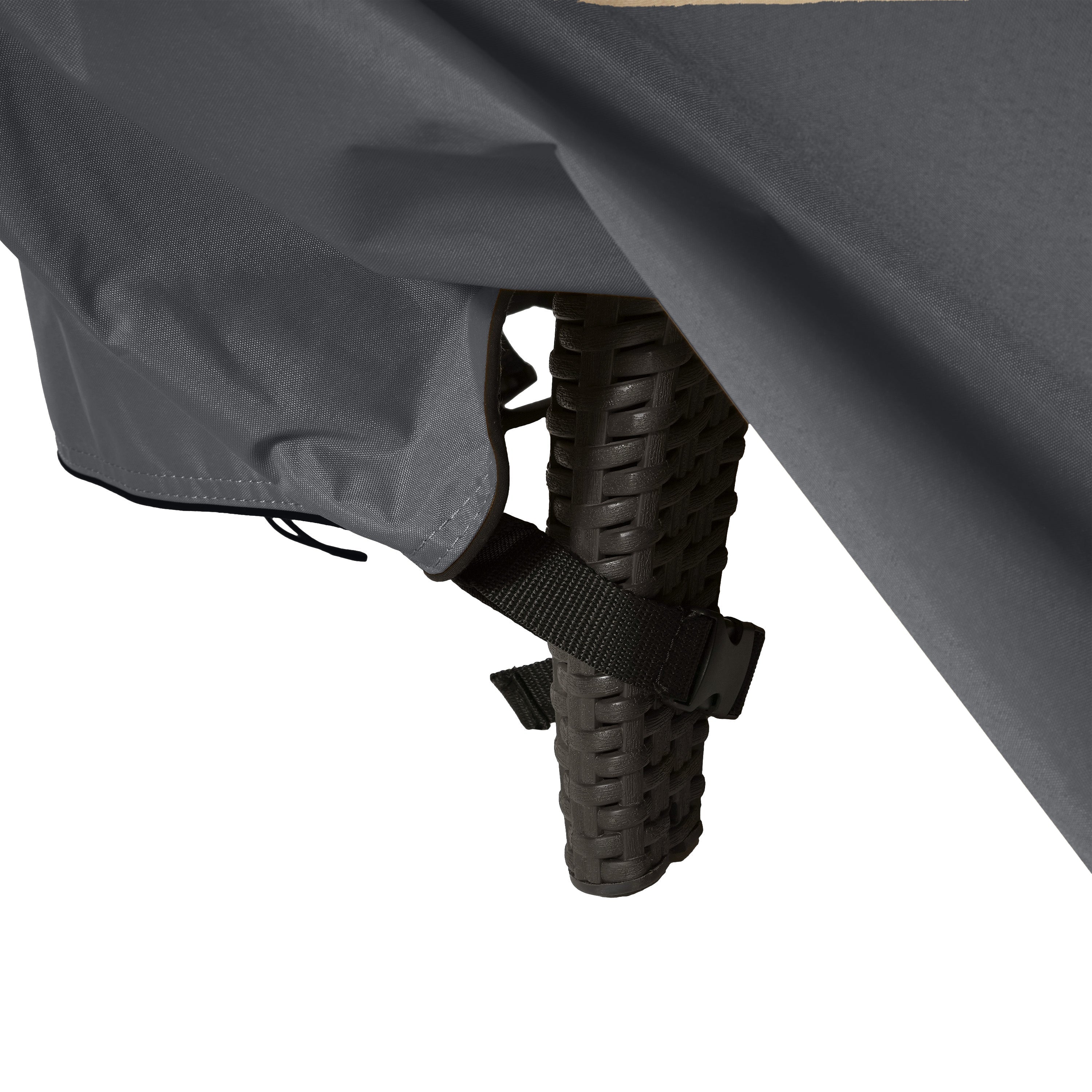Shield Outdoor Slope Chaise Lounge Cover Dark Gray
