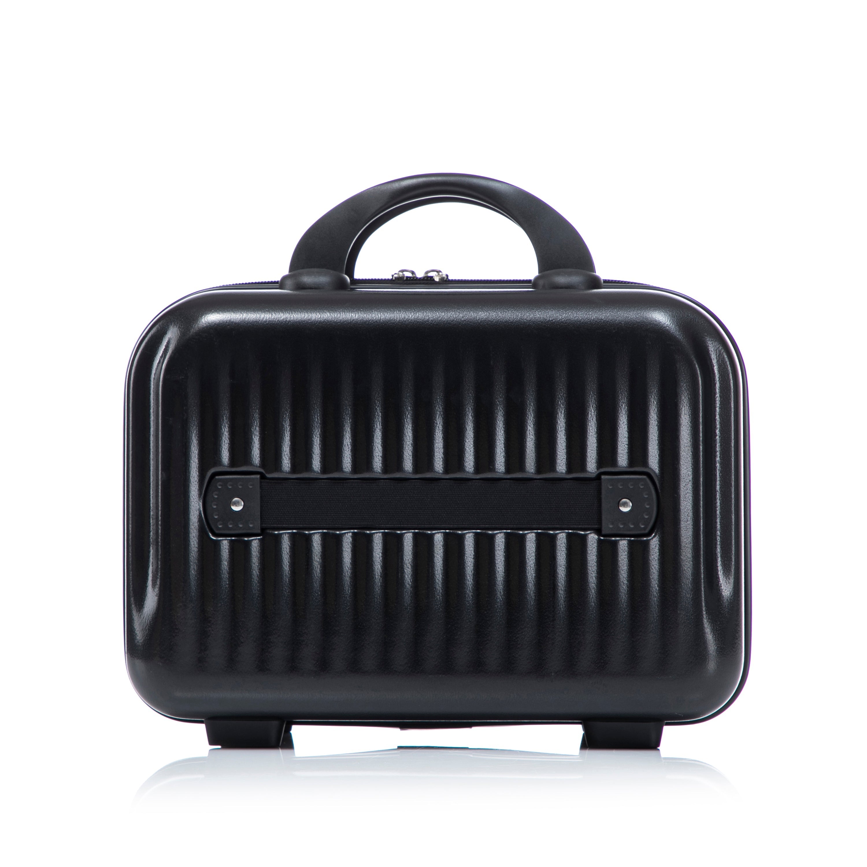 14' & 20' ABS Spinner Wheel Luggage Set with Cosmetic Case