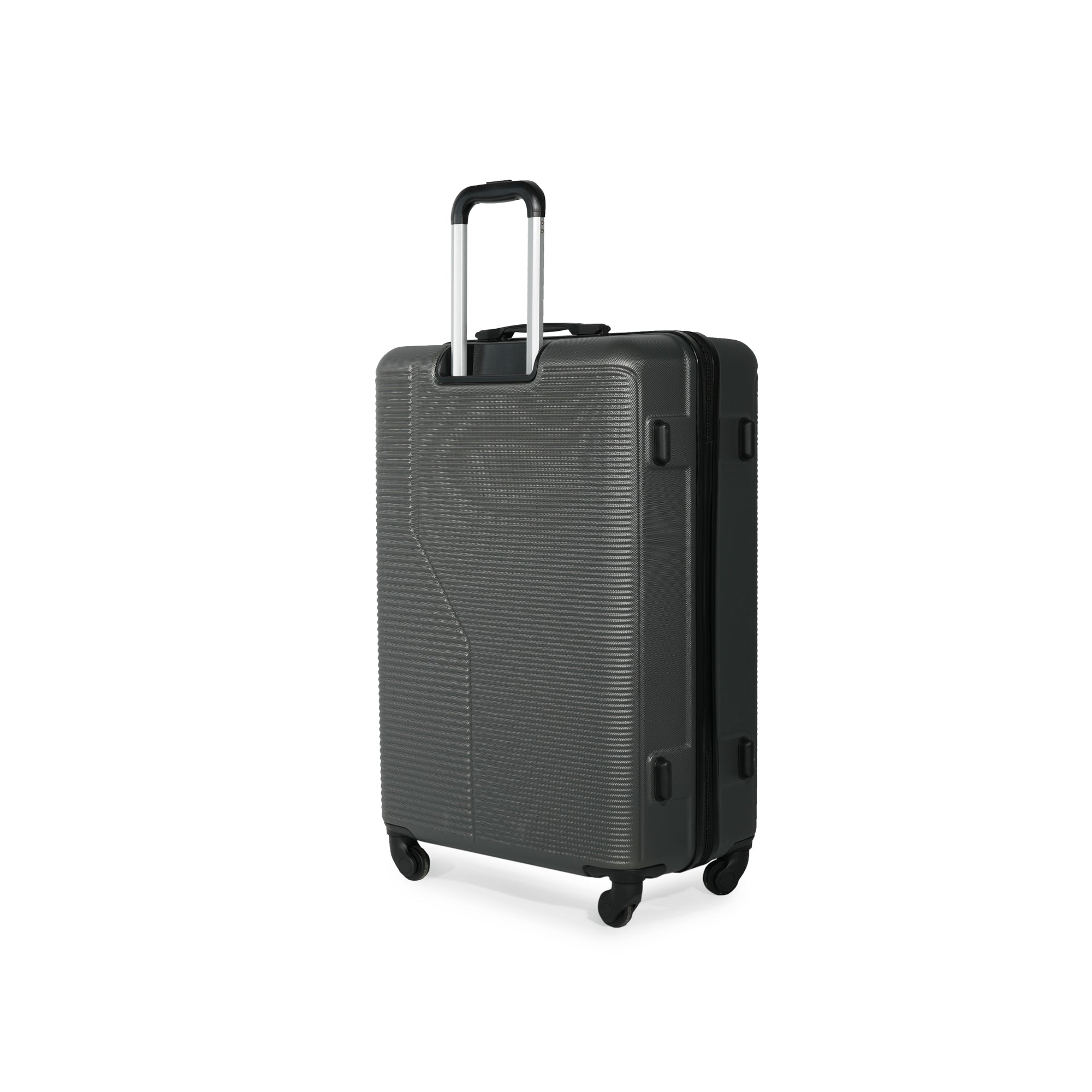 7-Piece Luggage Set ABS Lightweight & Durable Suitcase with Spinner Wheels TSA Lock (20/24/28) Dark Grey
