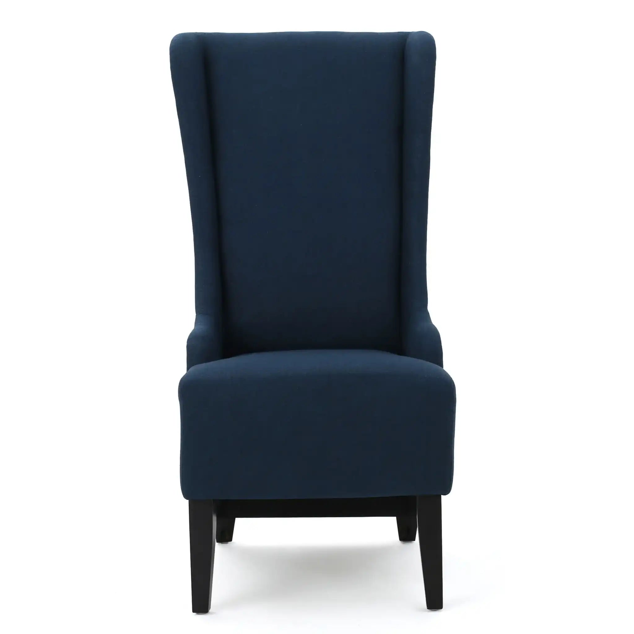Alight Upholstered Dining Chair With High Back And Birch Wood Legs (Set of 2)