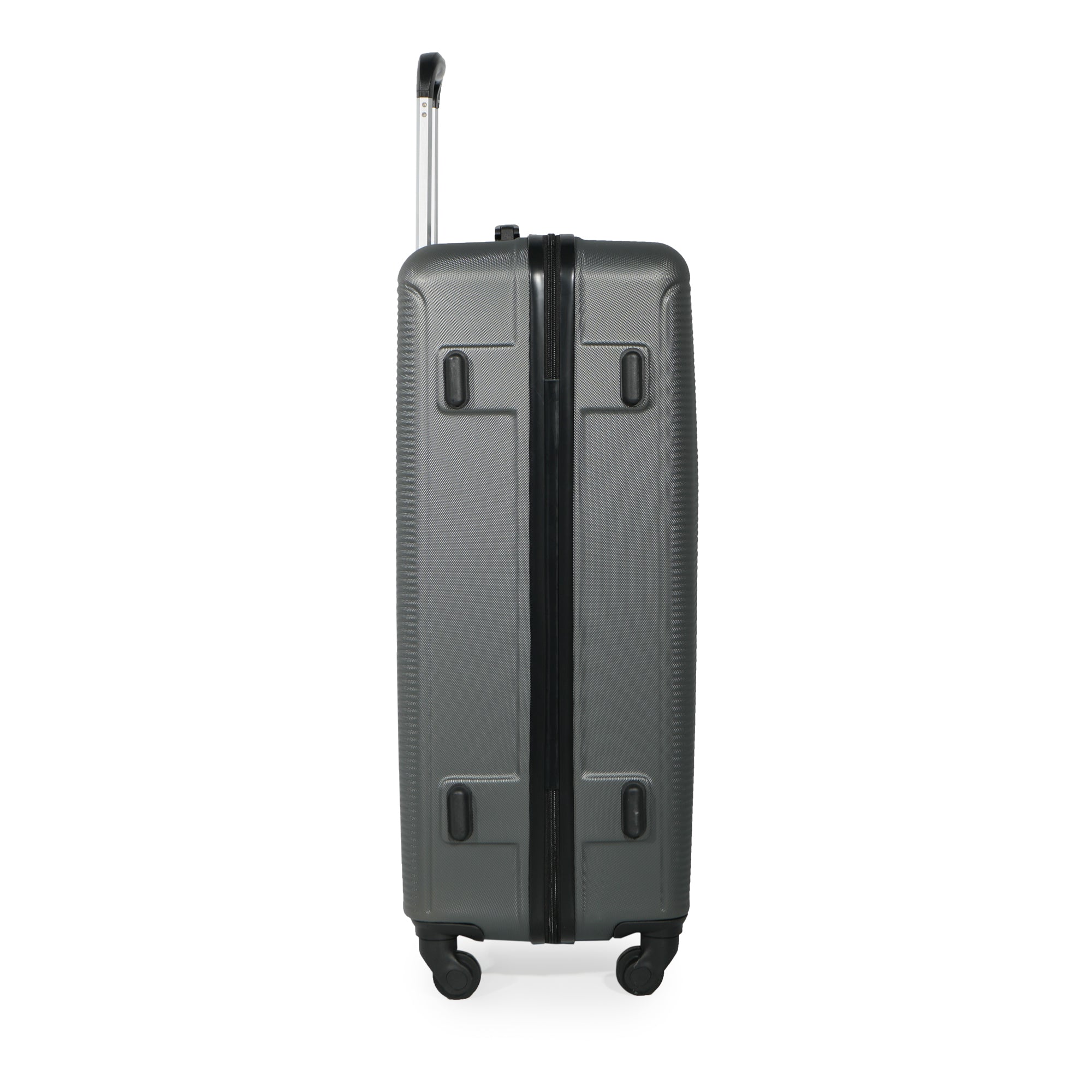 7-Piece Luggage Set ABS Lightweight & Durable Suitcase with Spinner Wheels TSA Lock (20/24/28) Dark Grey