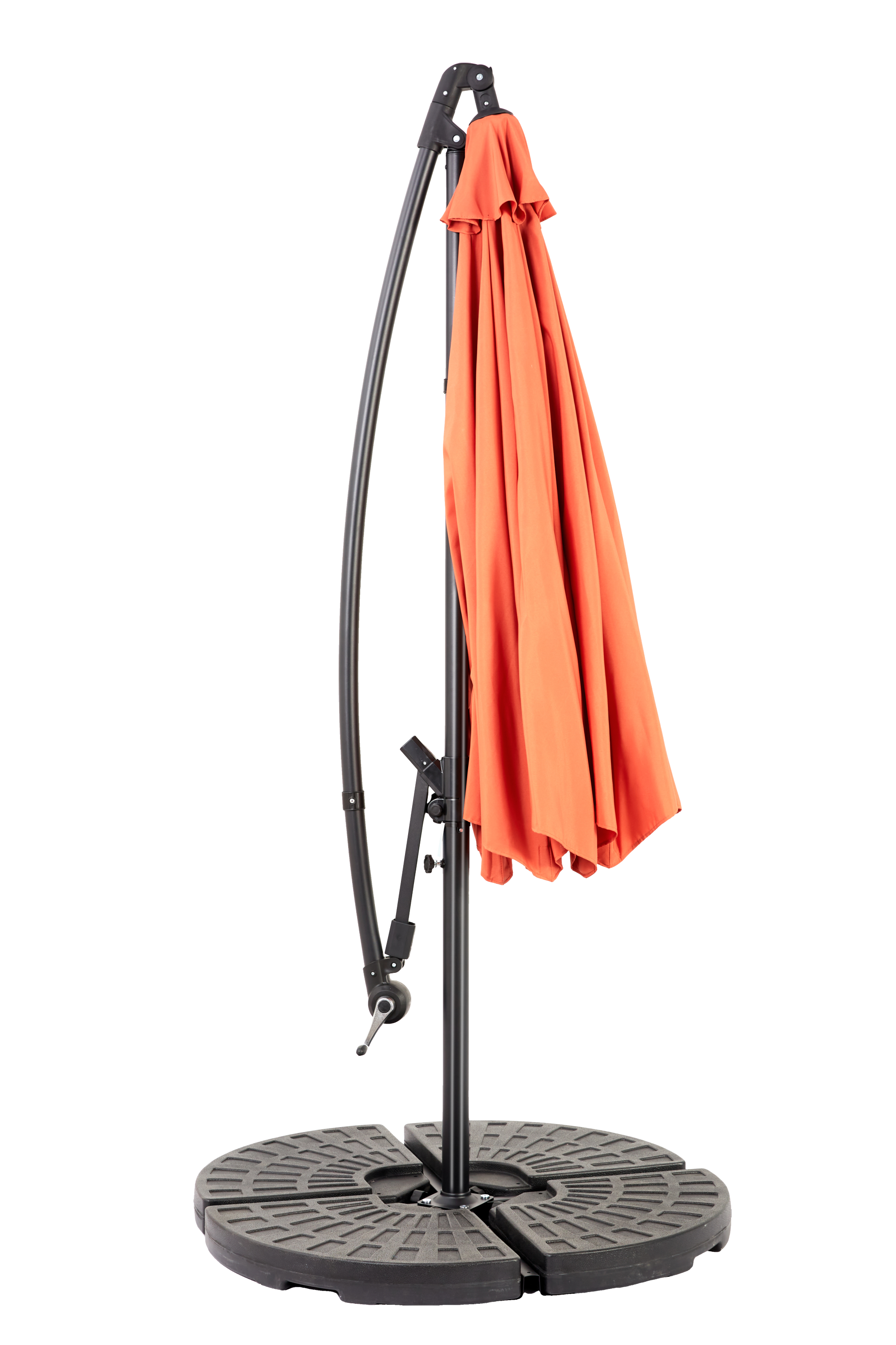 10ft Offset Hanging Market Patio Umbrella with Easy Tilt Adjustment