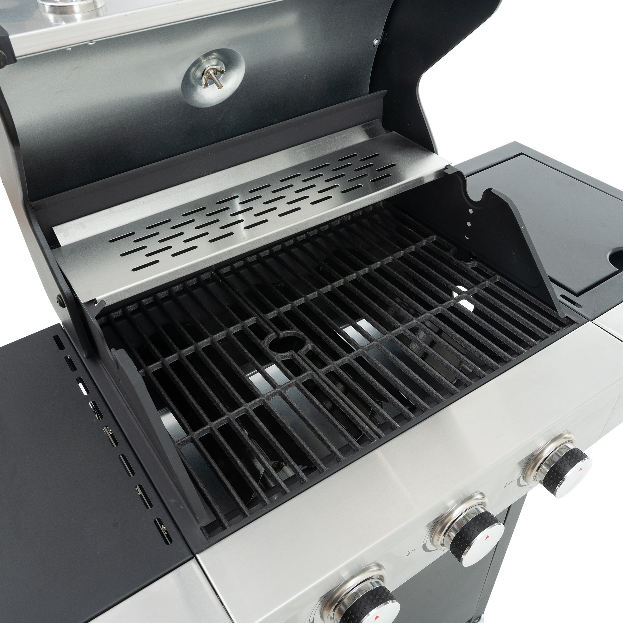 GigaTech 3 Burner Stainless Steel Propane Grill with Side Burner