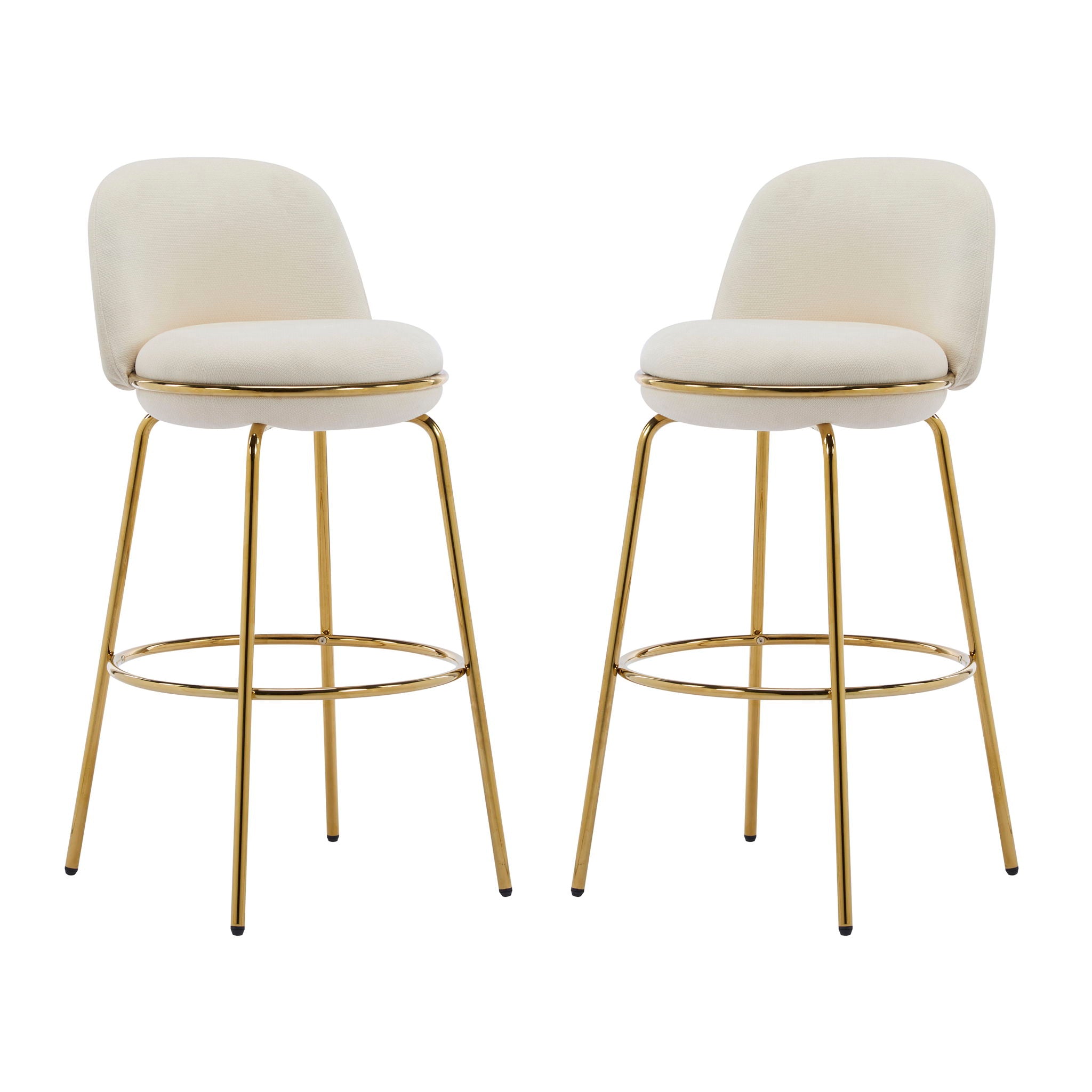 Rio Claro Indoor Upholstered Barstool Set of 2
