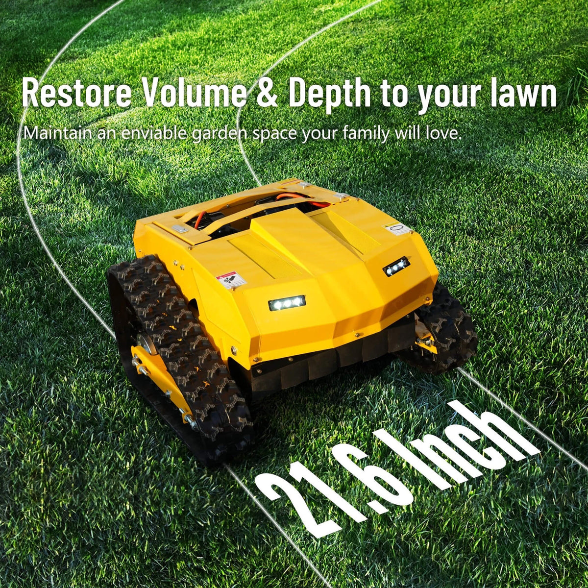 9HP 21-Inch Industrial Remote-Controlled Lawn Mower