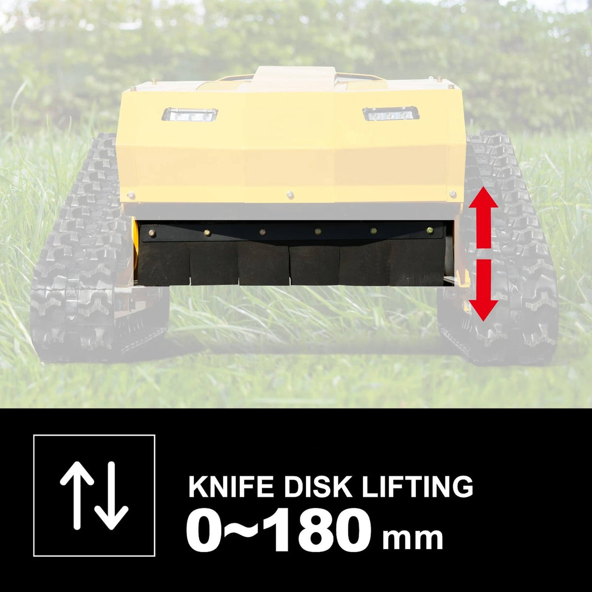 9HP 21-Inch Industrial Remote-Controlled Lawn Mower