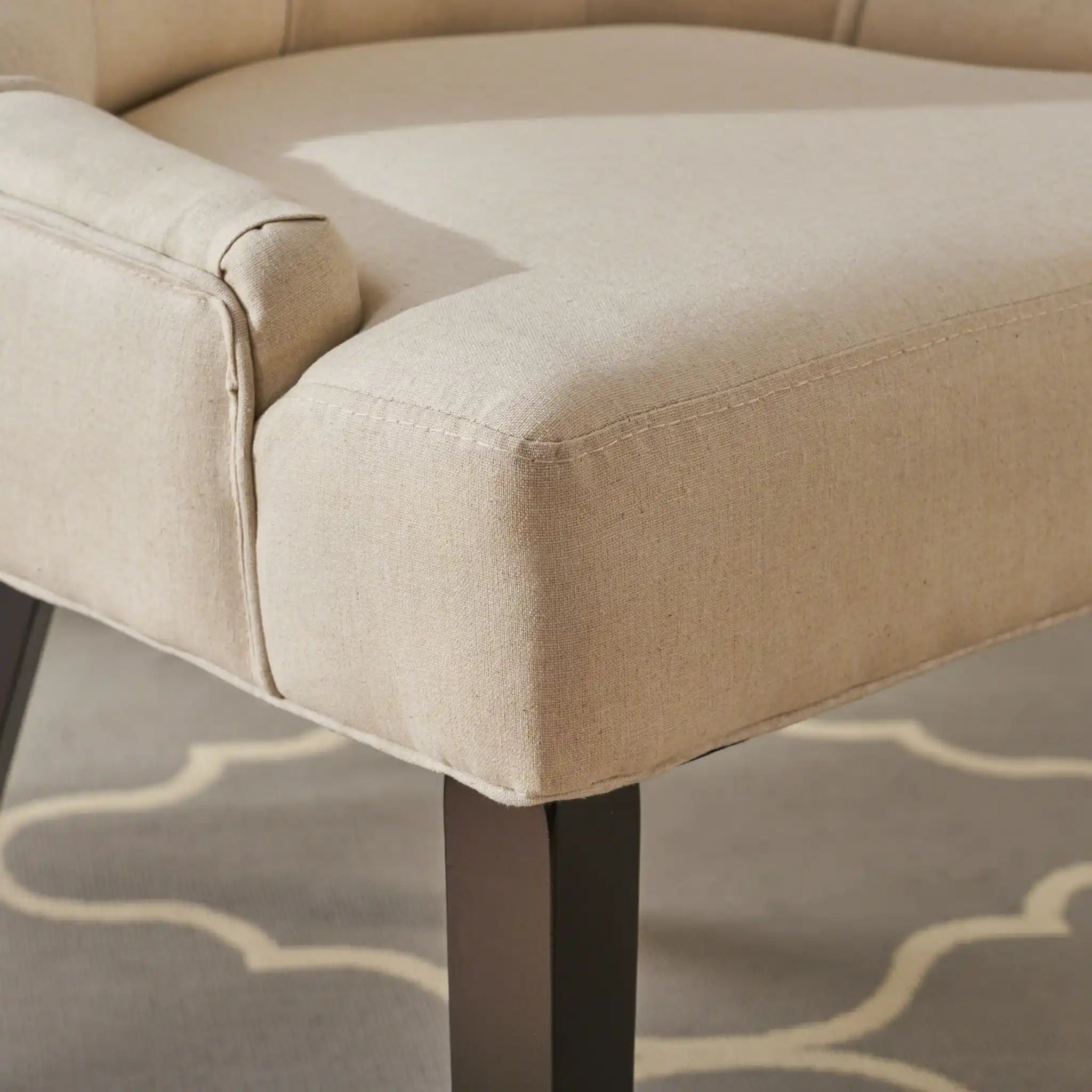 Cheney Contemporary Dining Chair Tufted Upholstery (Set of 2)