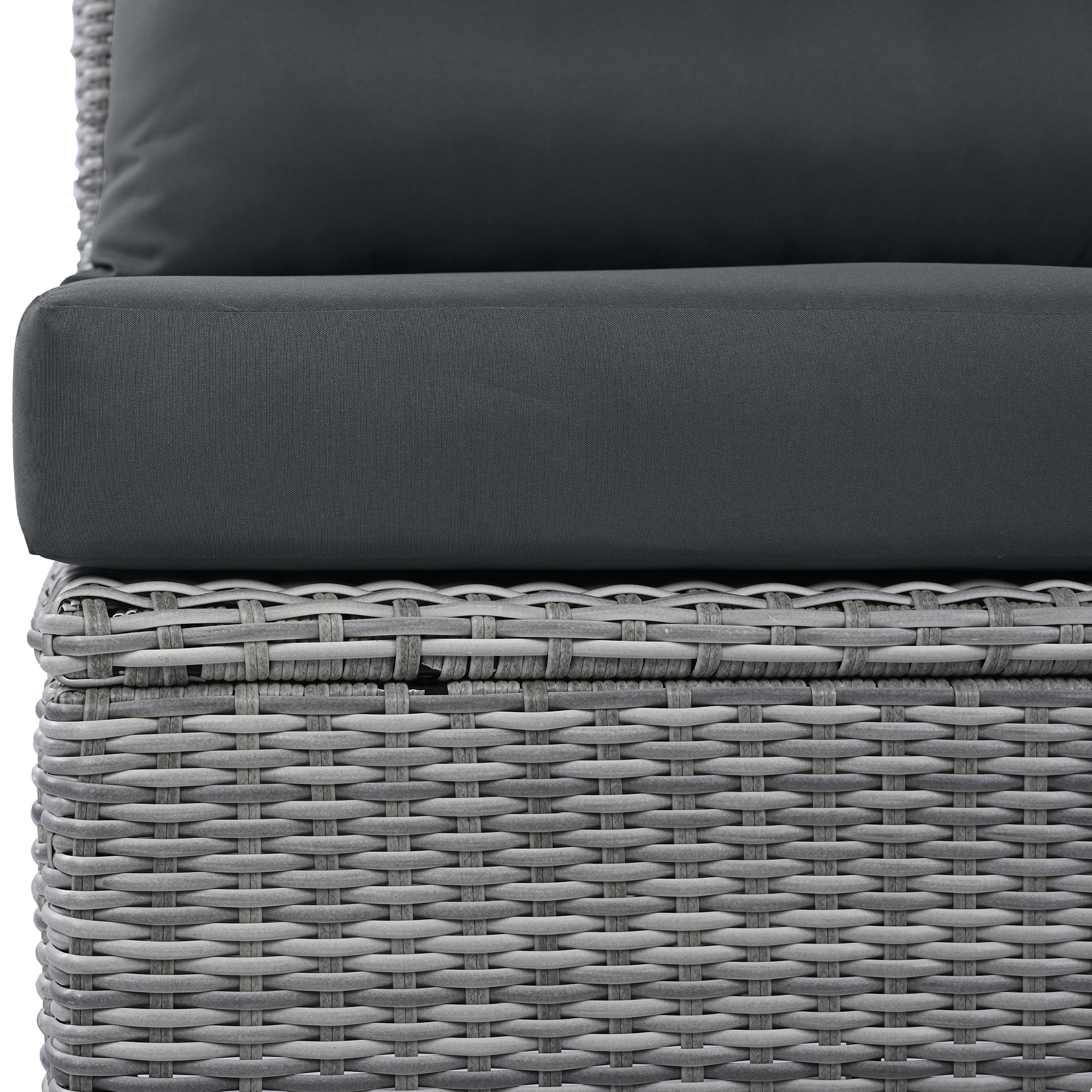 Outdoor Furniture Set Patio Rattan with Recliners and Tables