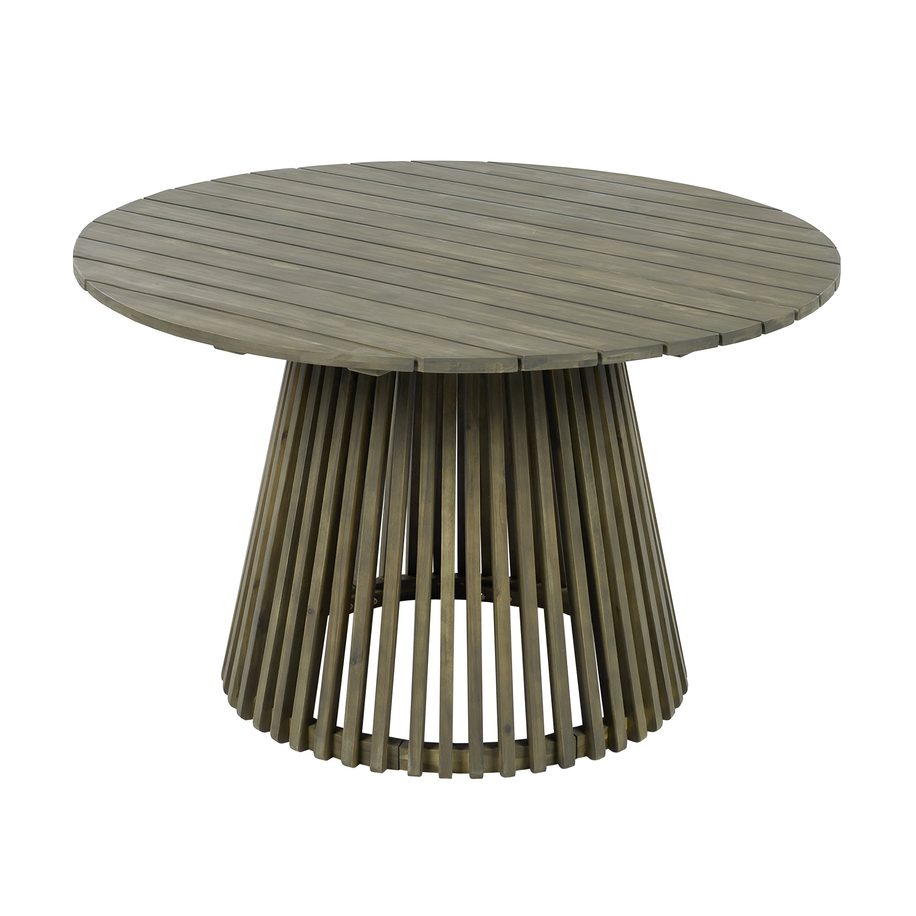 Patio Set Outdoor Acacia Wood Furniture Sets - Modern Club Chair Conversation Sets with Patio Dining Table