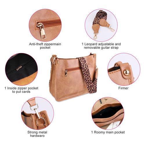 Chic Leather Crossbody Bag