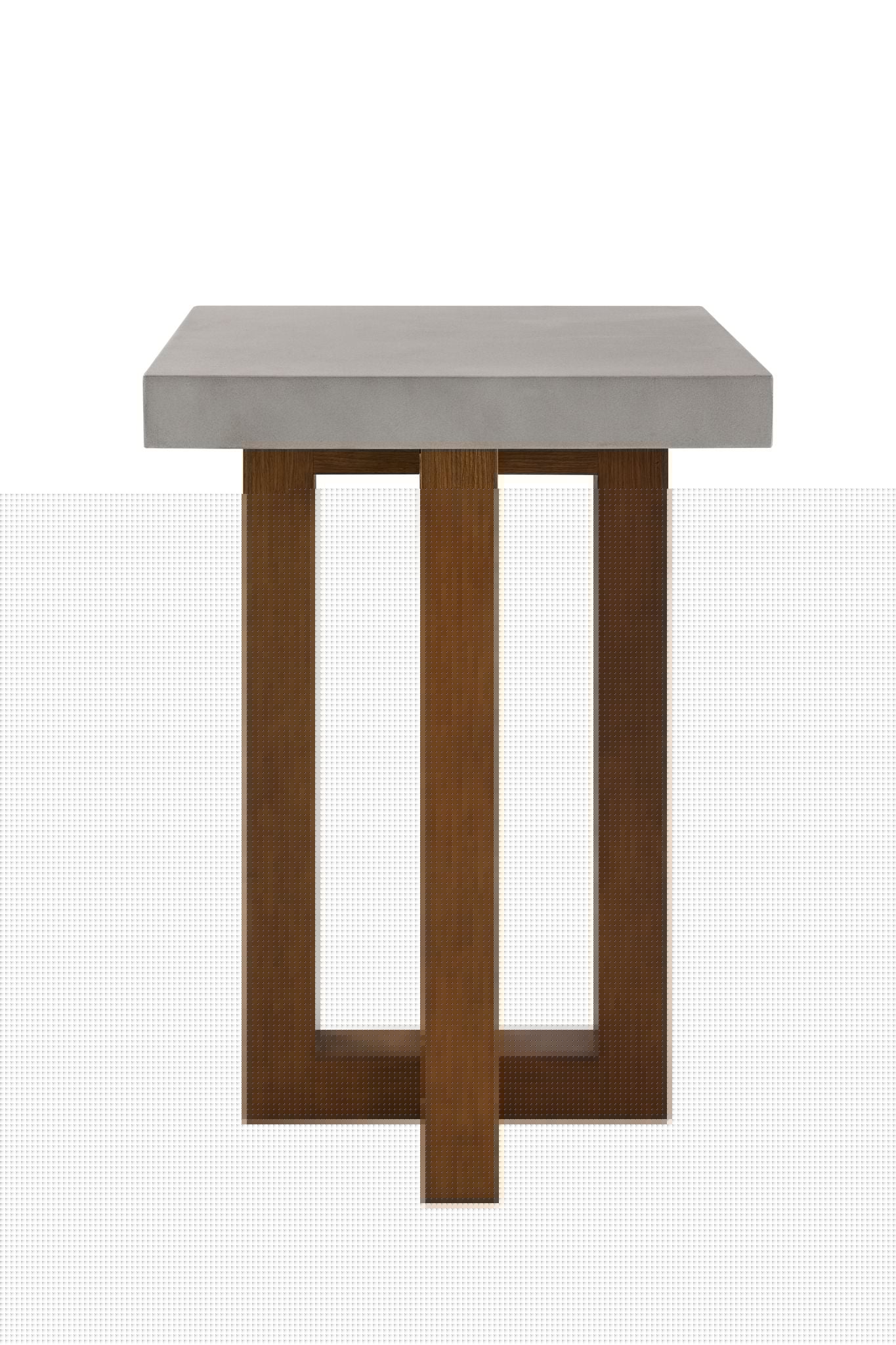 Keven Faux Concrete Top Table