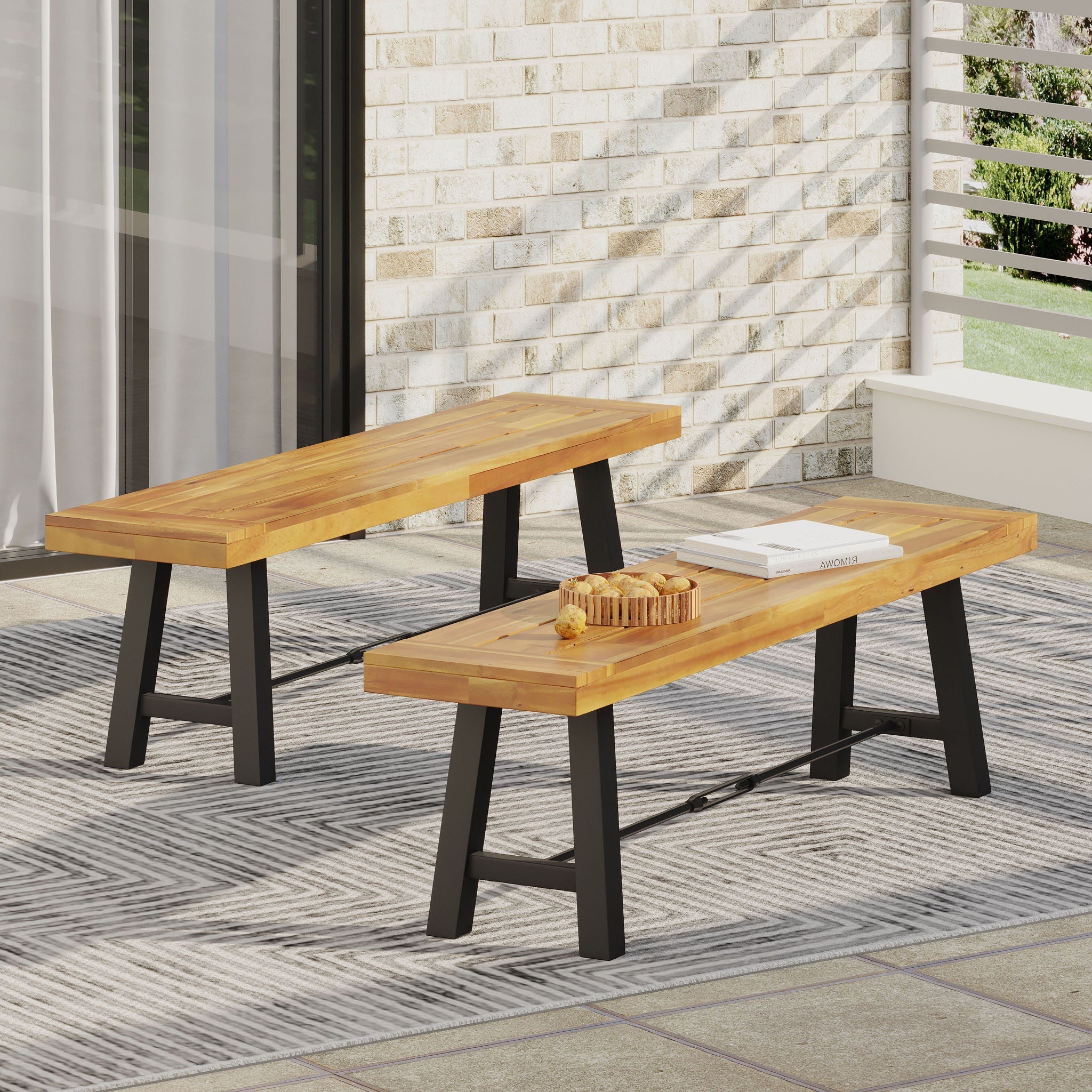 Catriona Teak Bench