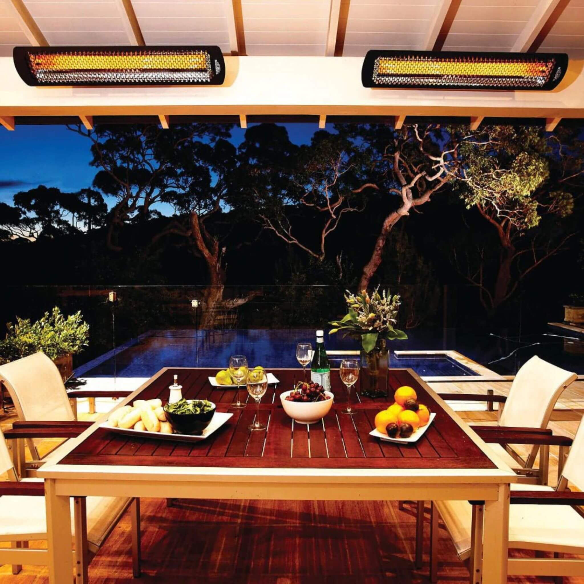 Bromic Heating Tungsten Smart-Heat™ 44-Inch 2000W Single Element 240V Electric Infrared Patio Heater [BH0420030] (SAK48513)