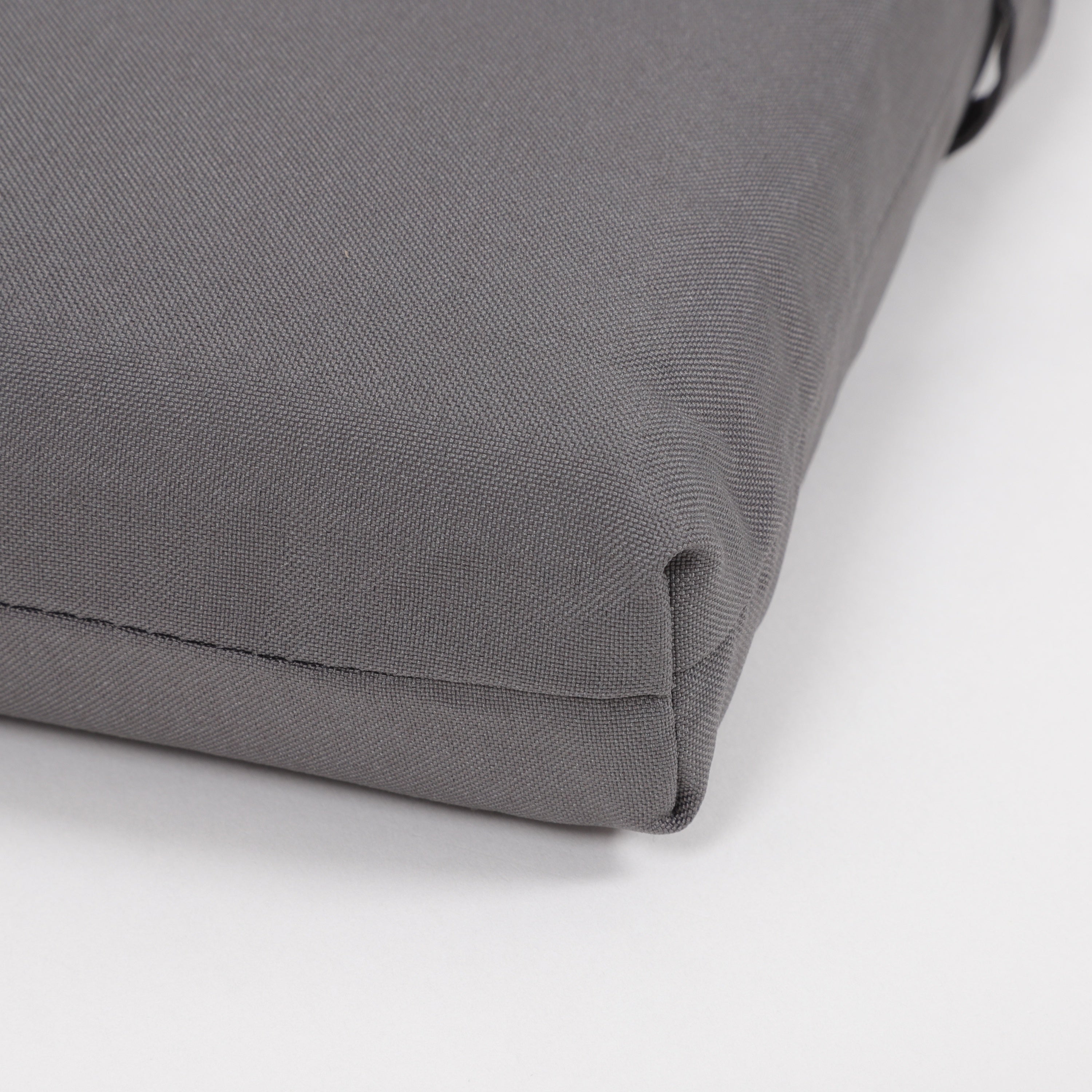 2-Piece Outdoor Chaise Lounge Cushion Set, Grey