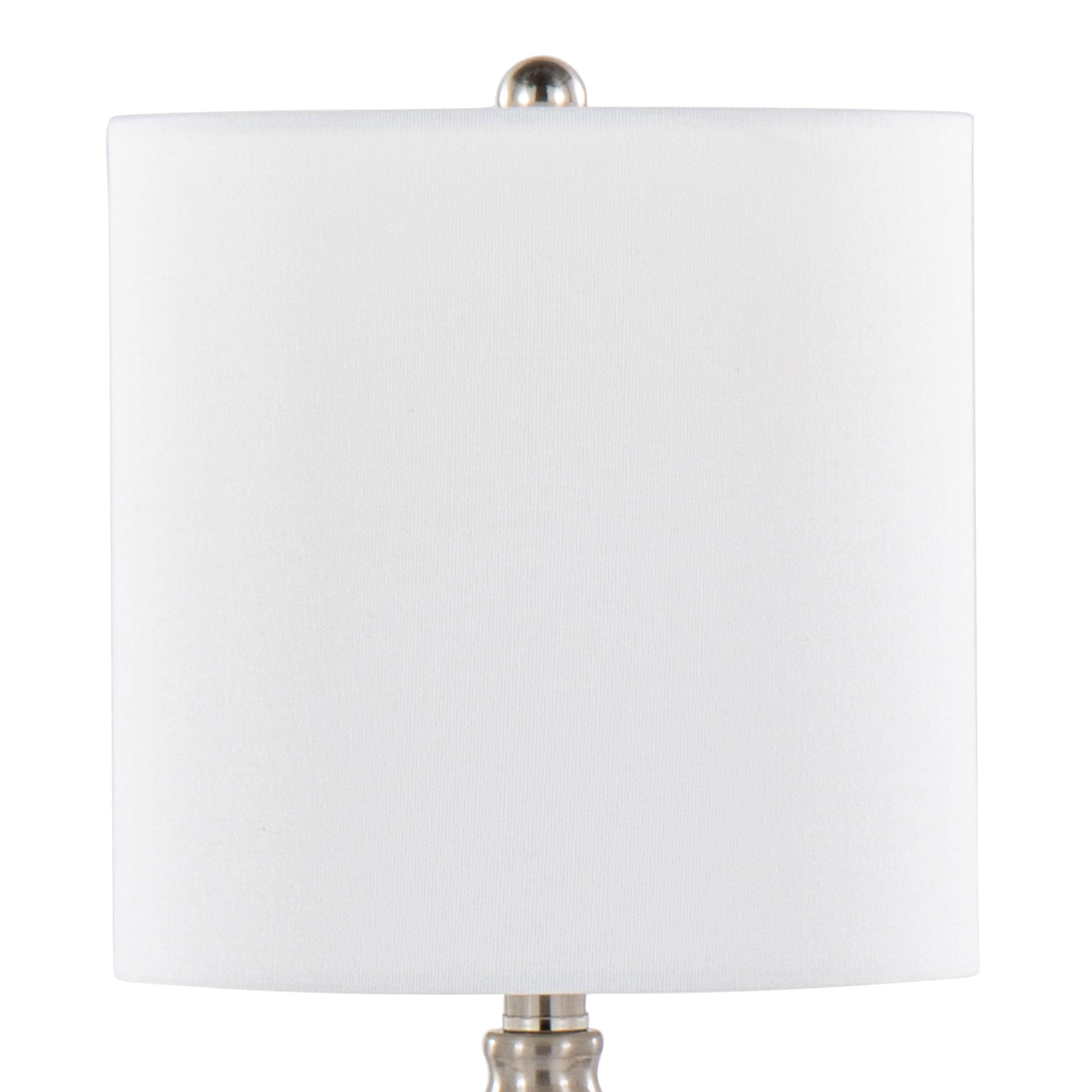 Belle Modern Seeded Glass Table Lamps – Set of 2