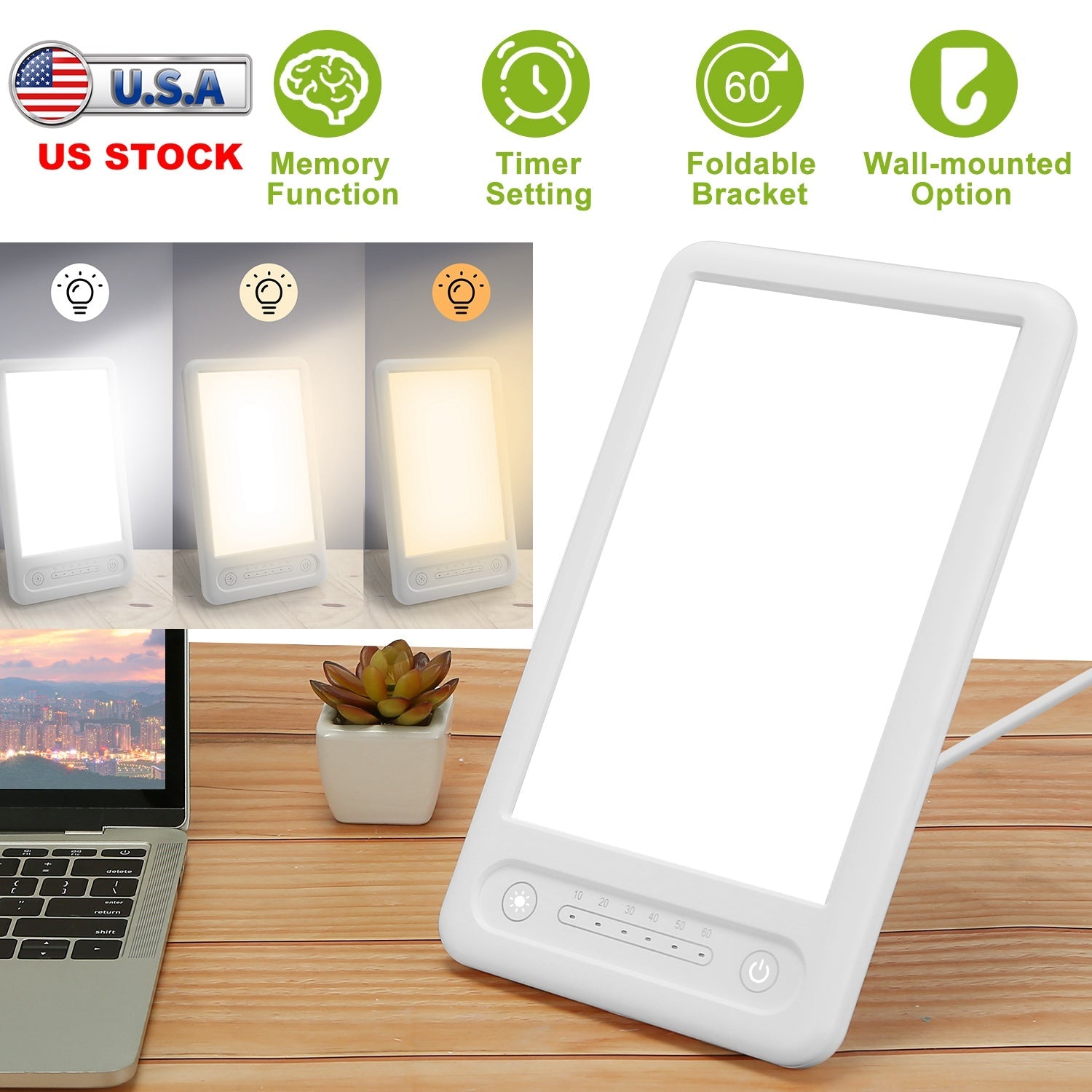 Facial LED Light Therapy Lamp