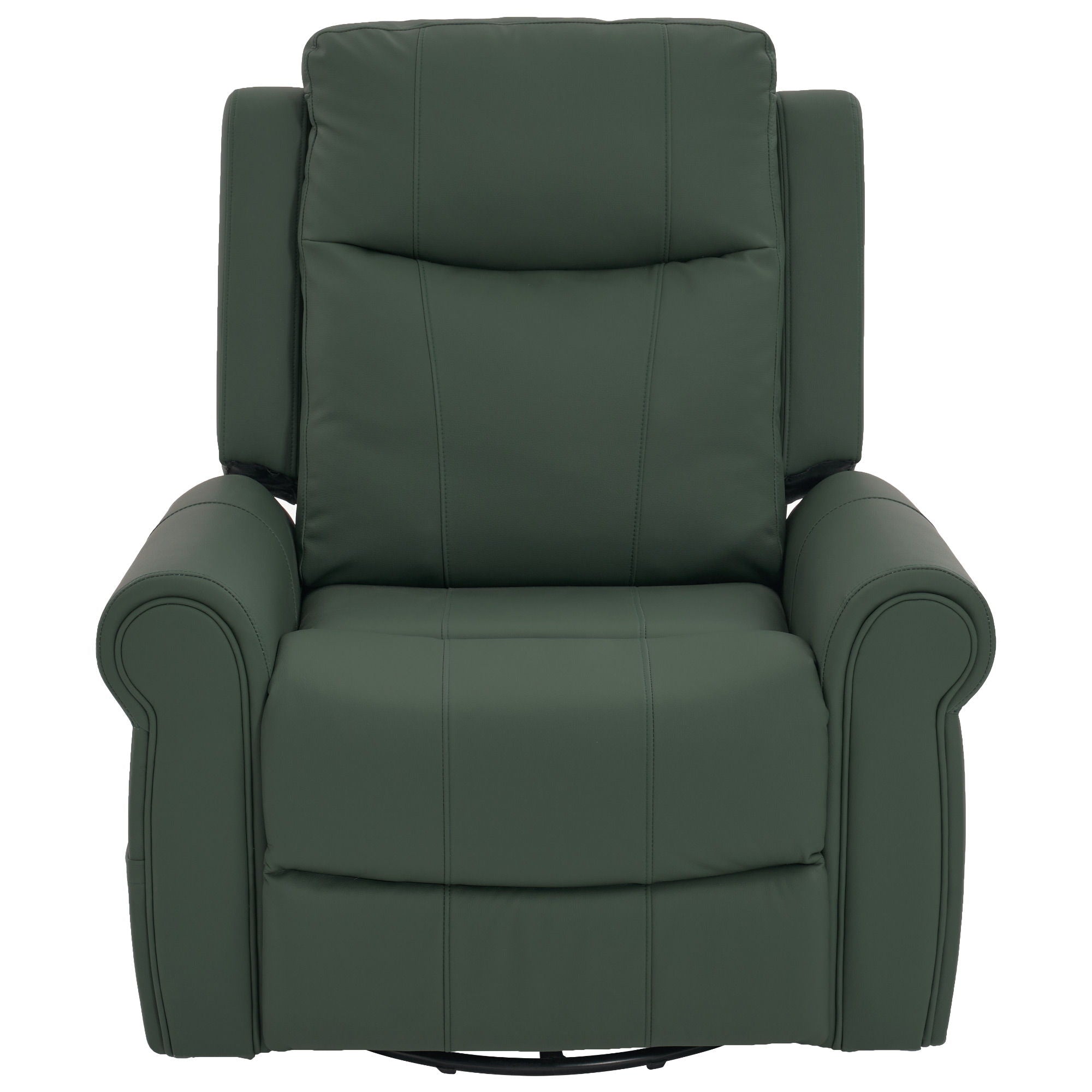 Manual Recliner Chair with 270° Swivel, Massage & Heating