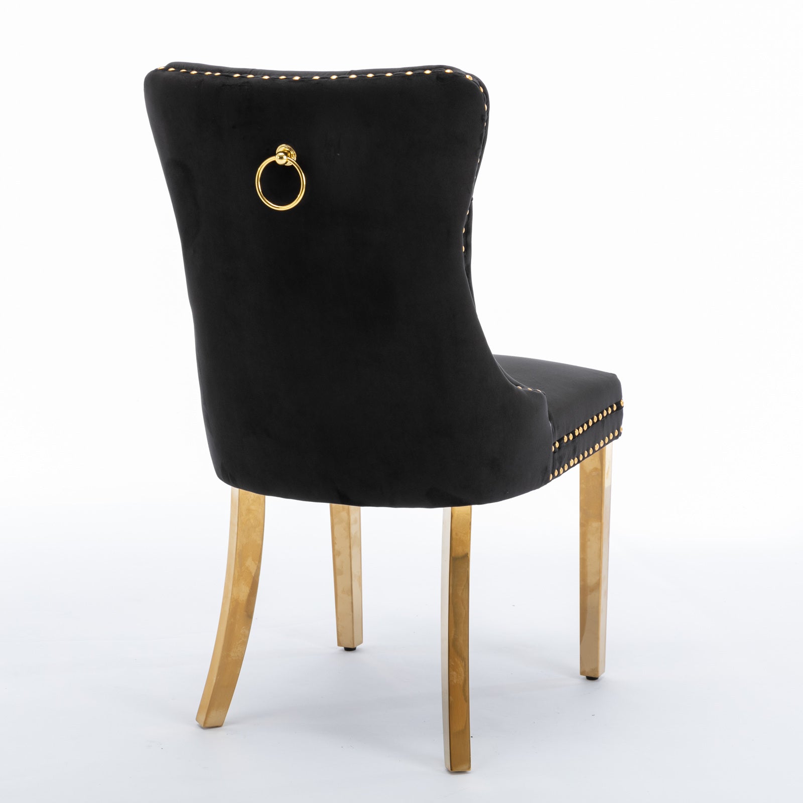 Nikki Collection Modern Velvet Upholstered Dining Chair