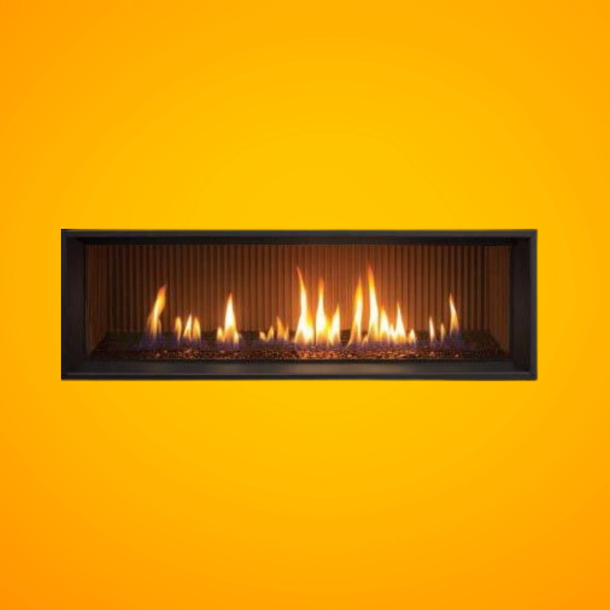 Enviro Linear Nova Direct Vent Natural Gas Fireplace With Burner Tray, Vermiculite, Steel Liner & LP Conversion Kit [C44-2] (SAK45387)