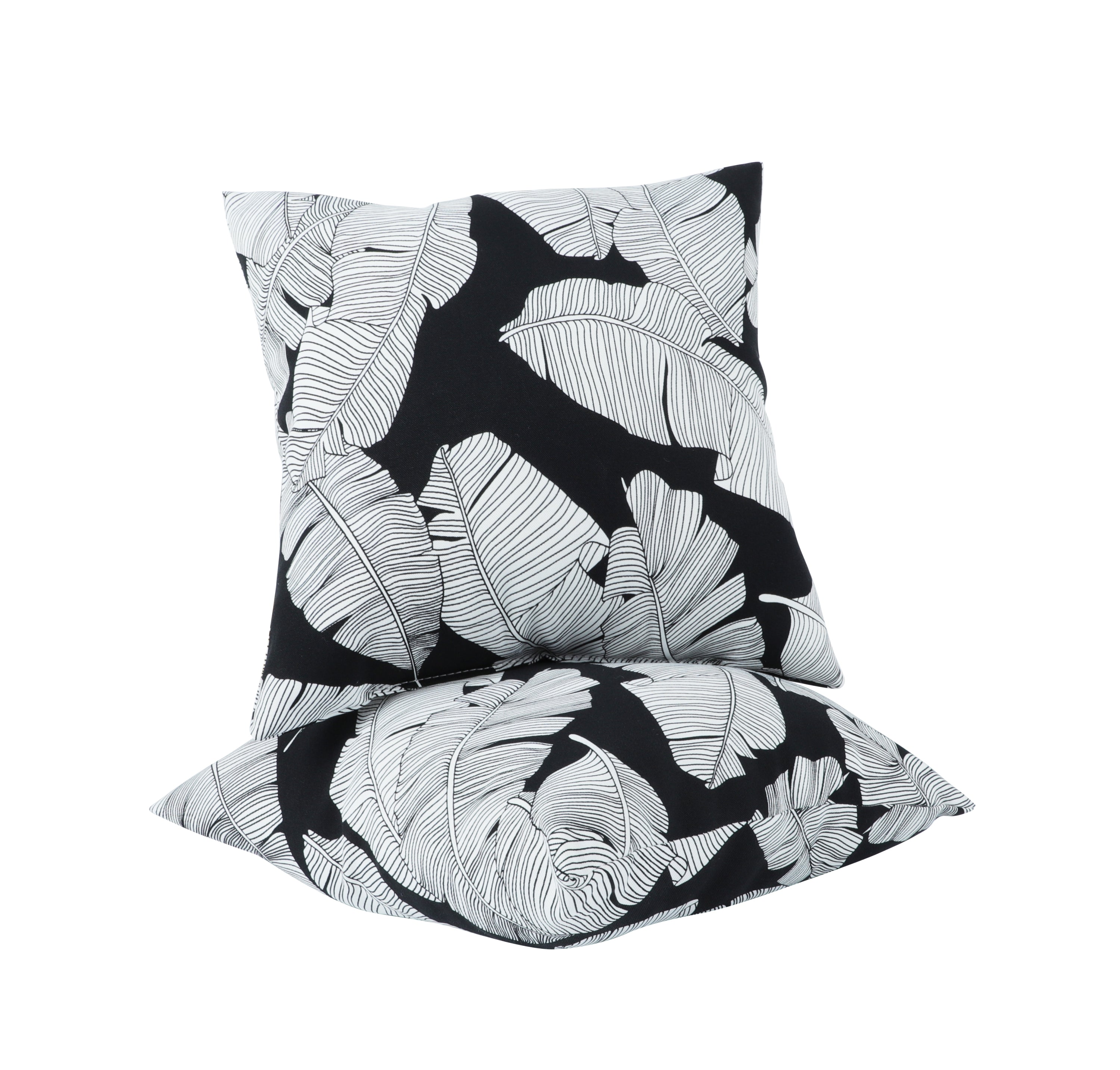 2 Pack Outdoor Throw Pillows, Waterproof & Fade-Resistant (18x18 Inch)