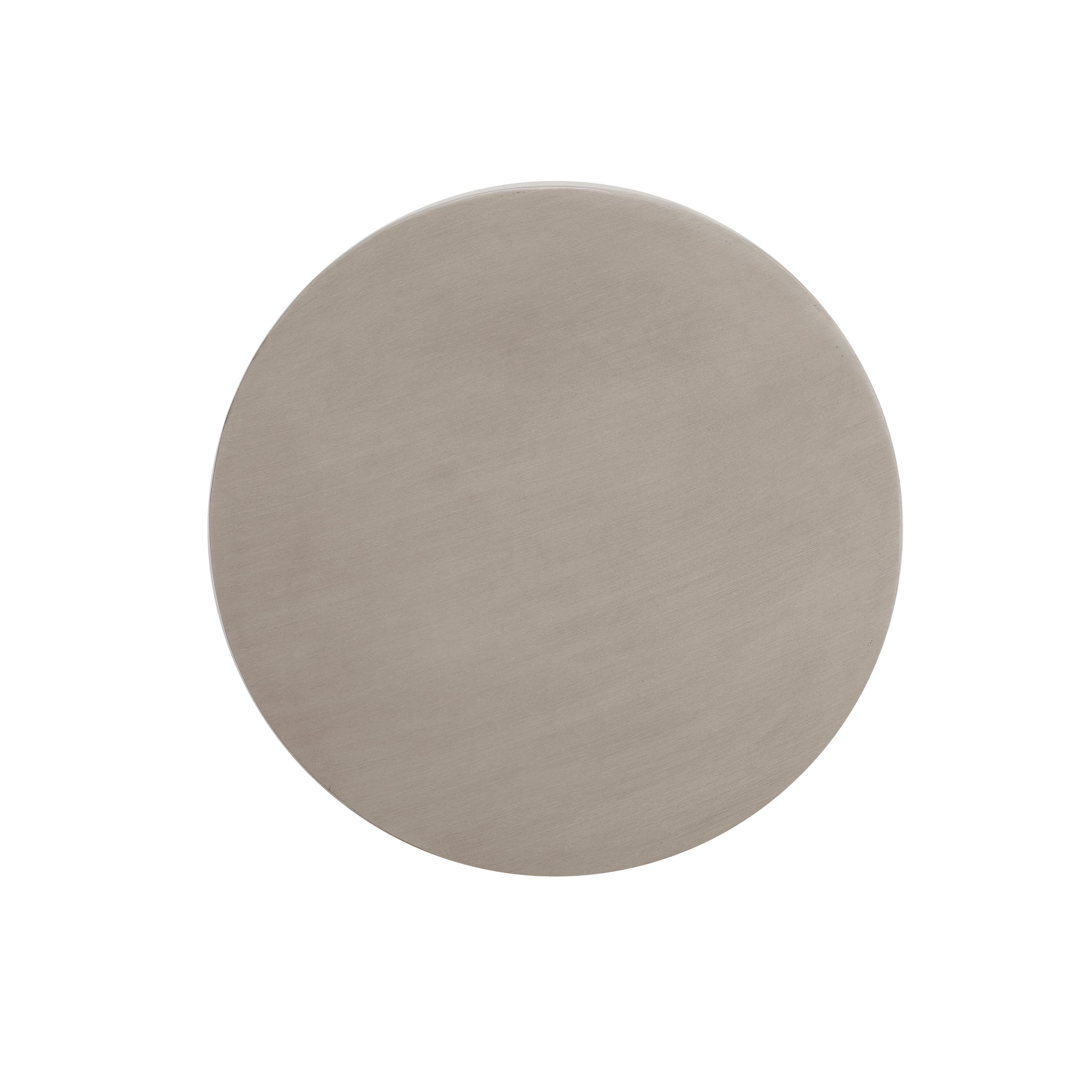 Outdoor MGO Round U-Shape Side Table Light Grey