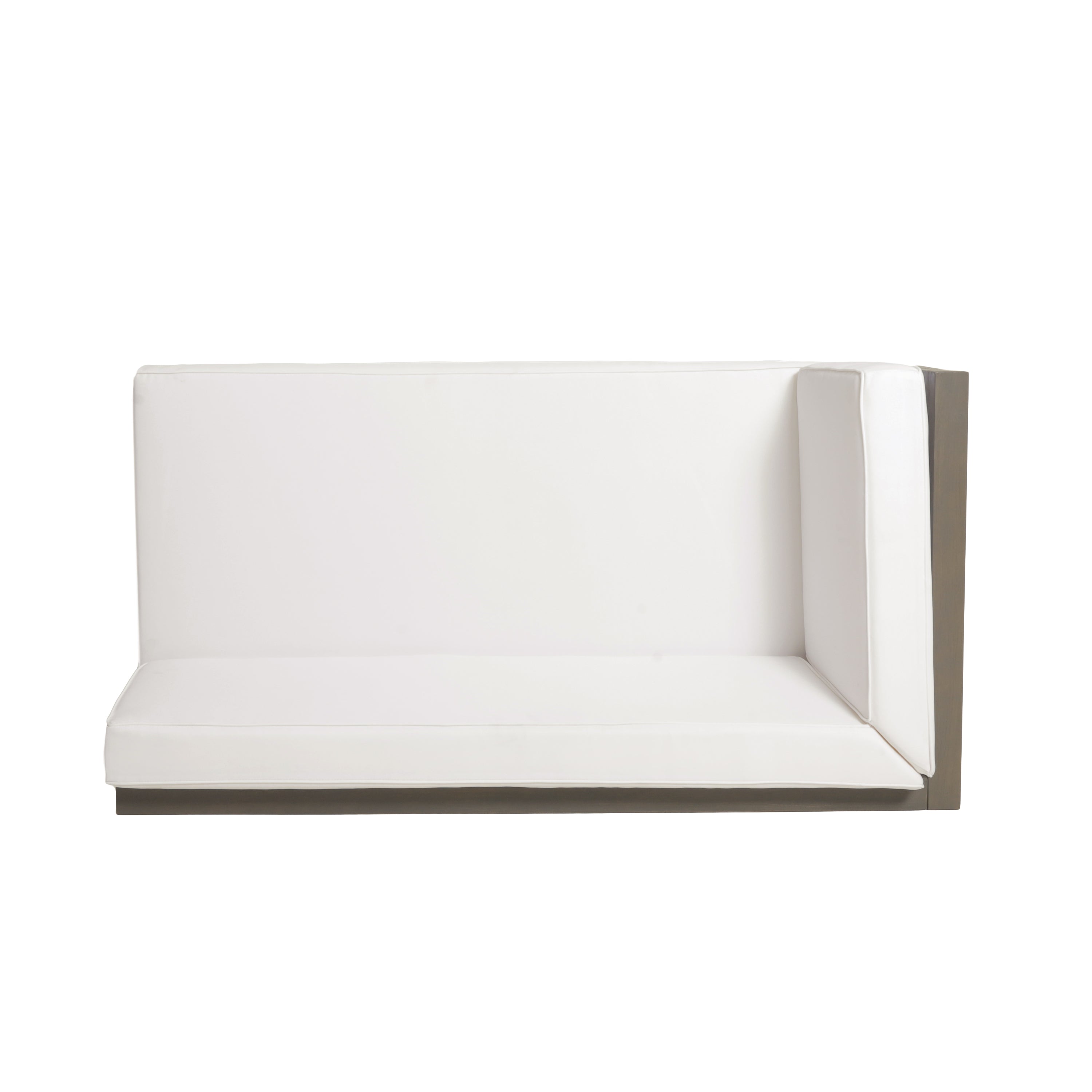 Brava X-Back 4-Piece White Outdoor Sofa Set
