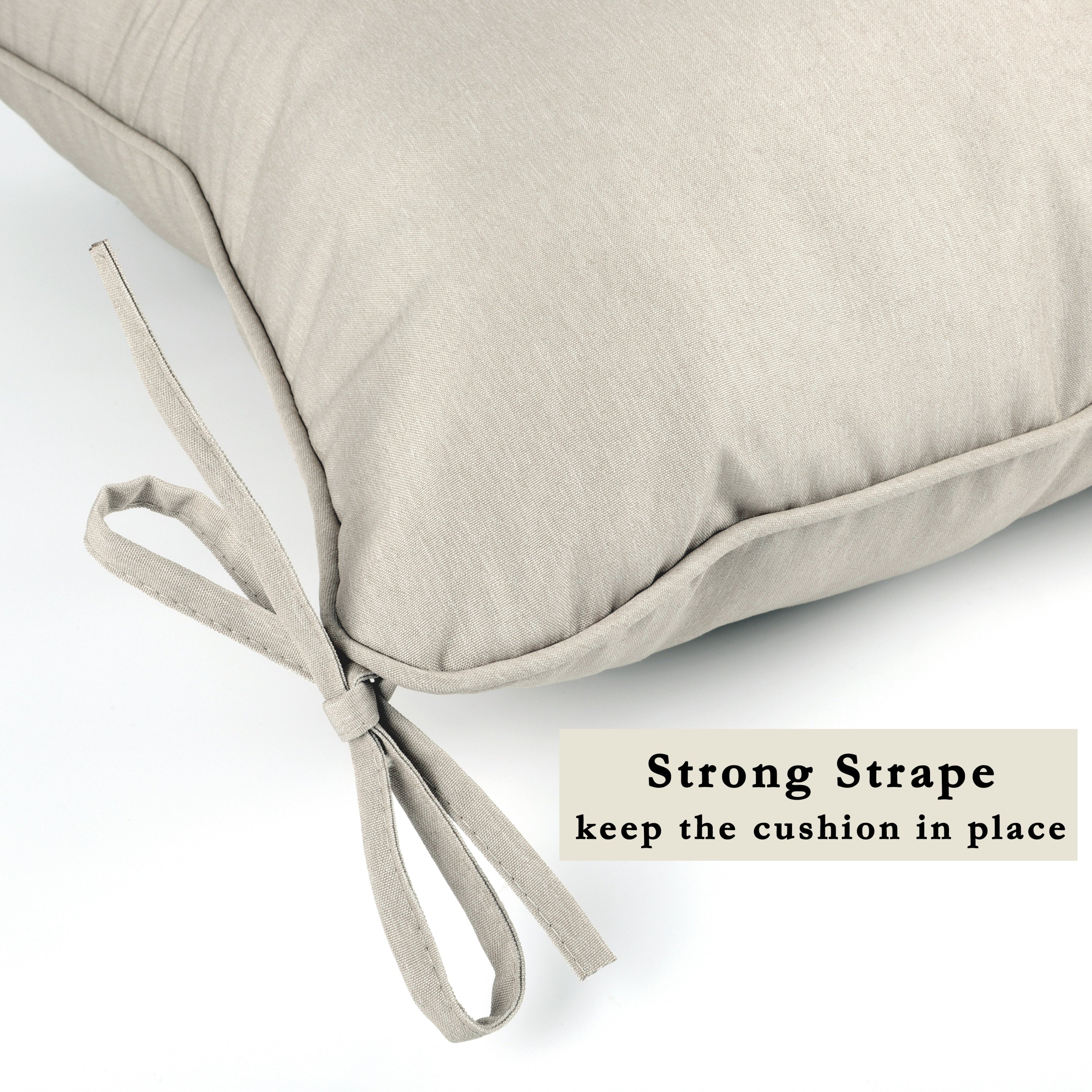 Outdoor Deep Seat Cushions for Patio Furniture Waterproof Set