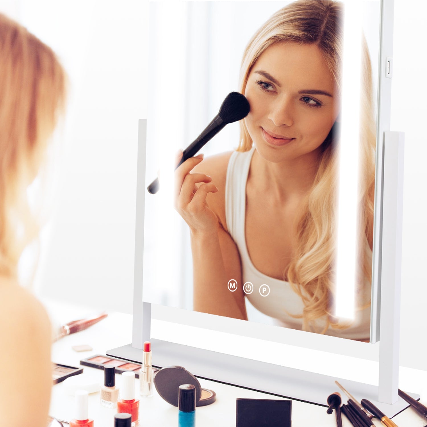 Vanity Mirror with Light 3 Lighting Colors