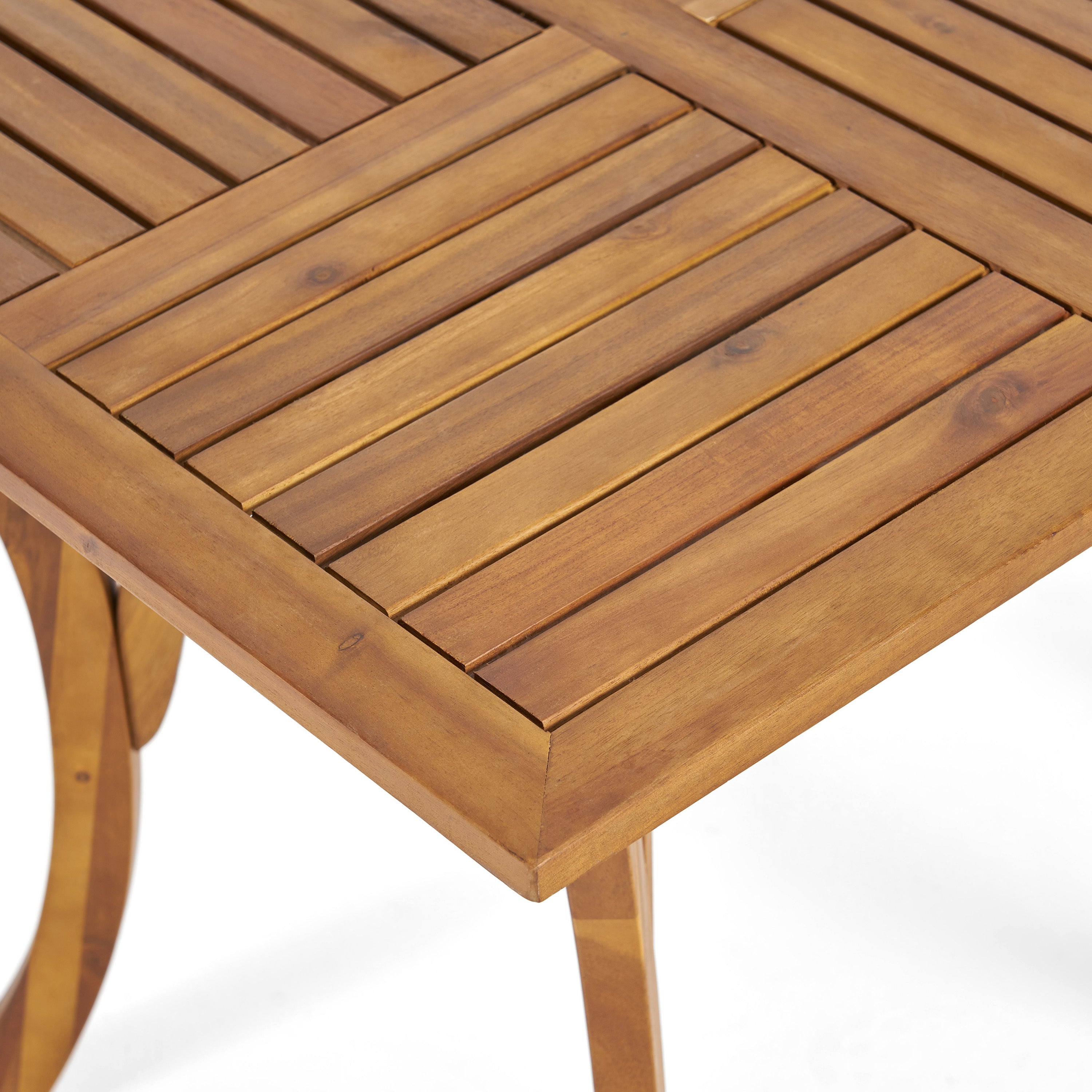 Hermosa 5-Piece Acacia Wood Outdoor Dining Set