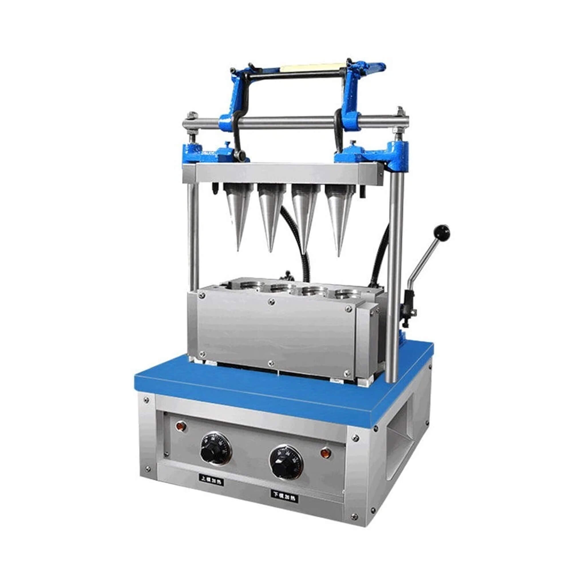 Heavy-Duty Commercial 4-Mold Ice Cream Cone Maker Machine (SAK74021)