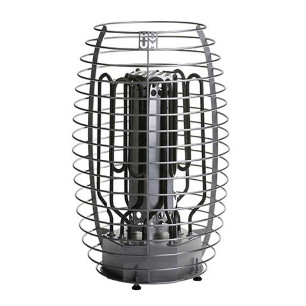 Huum Hive Mini Floor Mount Traditional Steel Sauna Heater With Digital Controller & Sauna Stones (SAK91438)