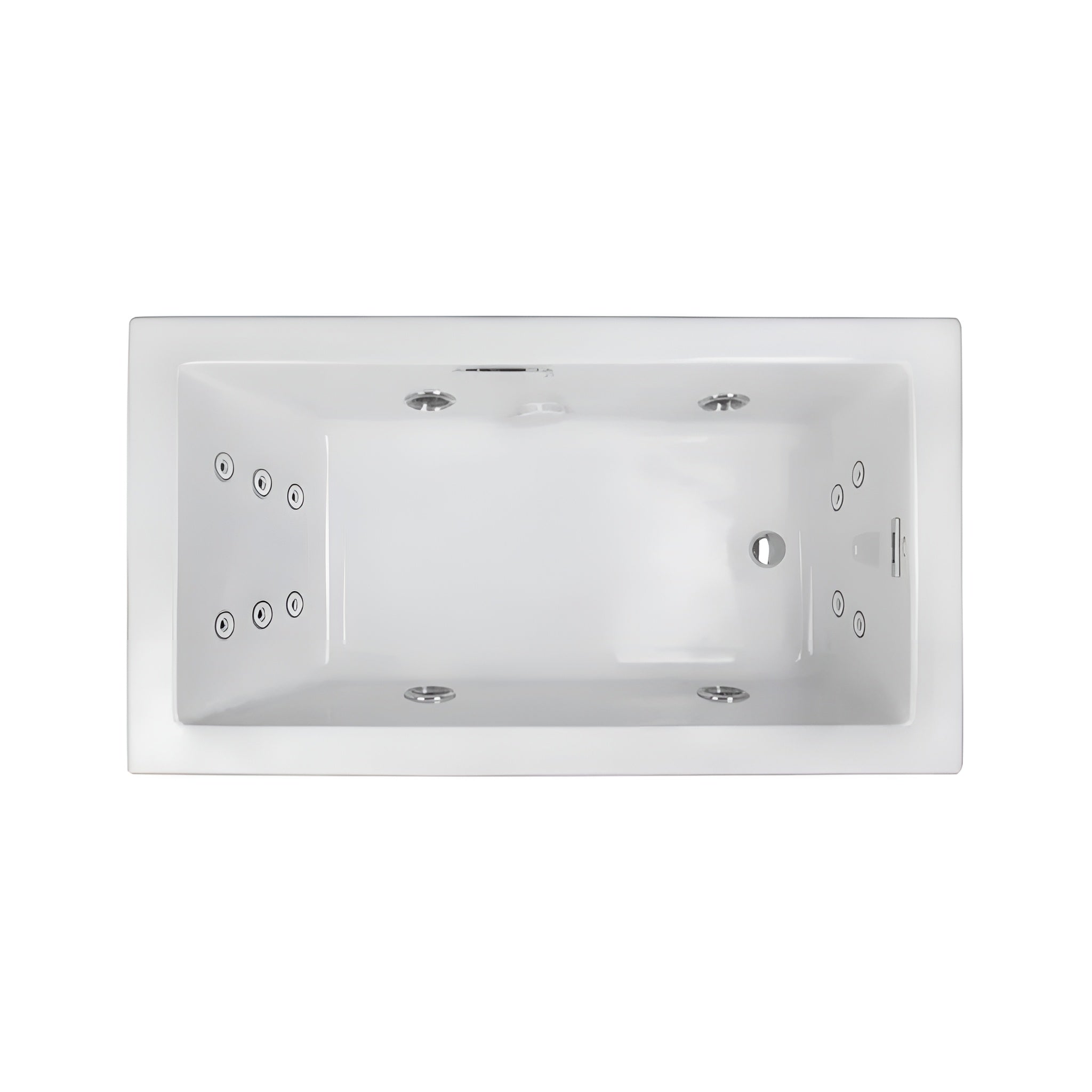 Jacuzzi Elara 72-Inch Drop-In Whirlpool Bathtub With 10 AccuPro Jet [JELA7242WRL2HX] (SAK32651)