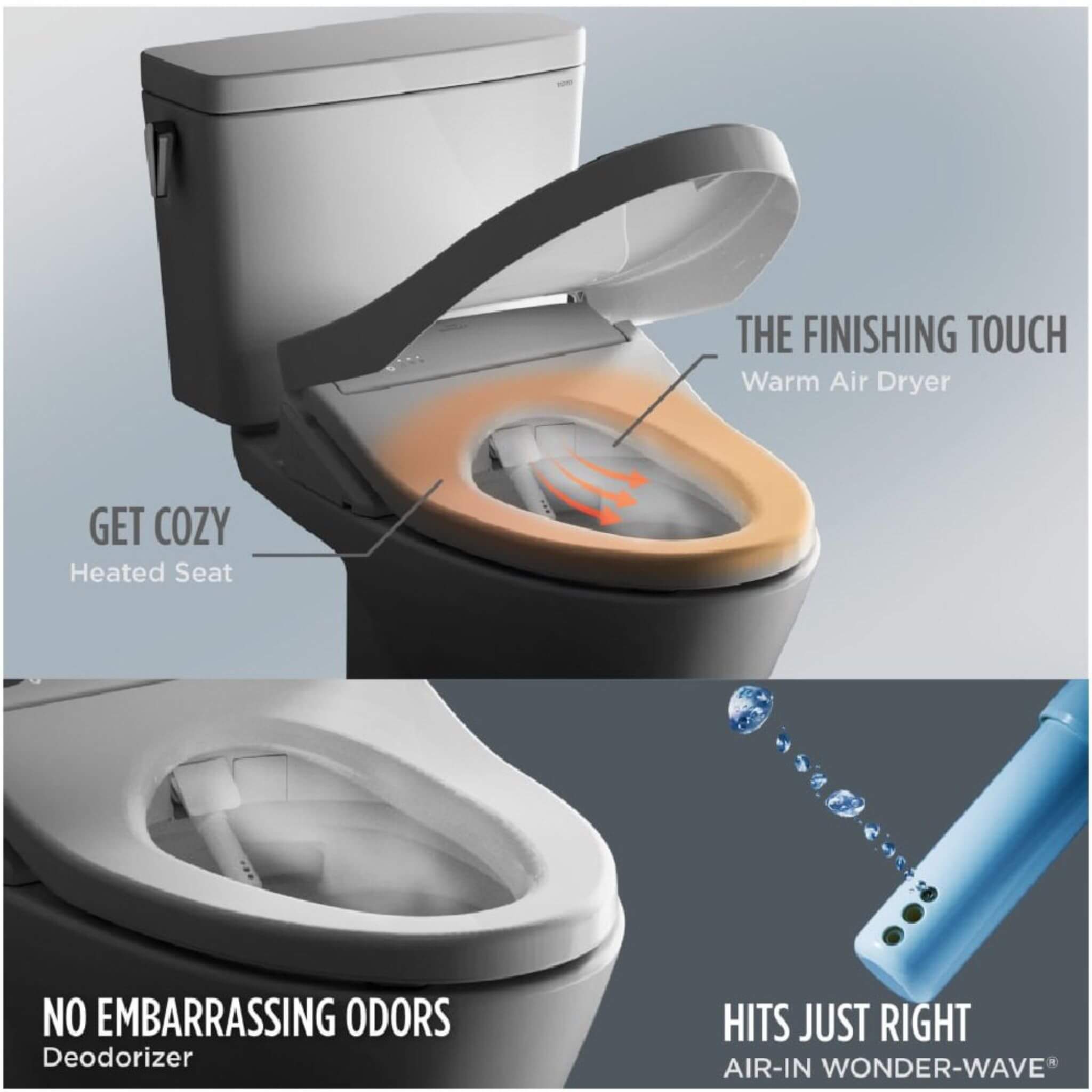 [MW7764736CEGA#01] TOTO Drake 1.28 GPF Elongated Toilet With Washlet S7A Heated Auto Open Bidet Seat (SAK85137)